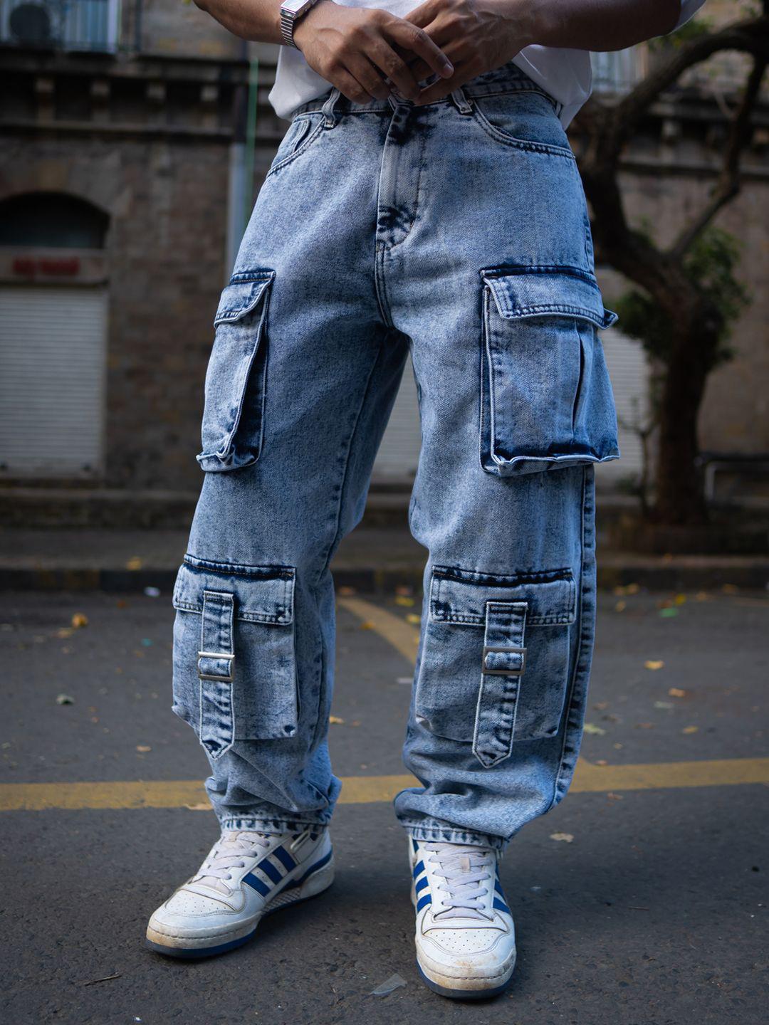 Dress Denim Pants Mens Fashion Denim Cargo Pants Look Pantalon Cargo Buy  Powerlook Men Relaxed Fit