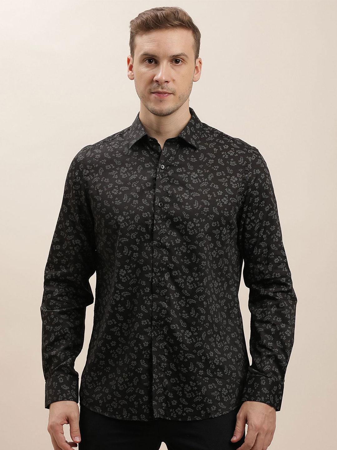 Buy Linen Blend Paisley Spread Collar Shirt at Marks & Spencer
