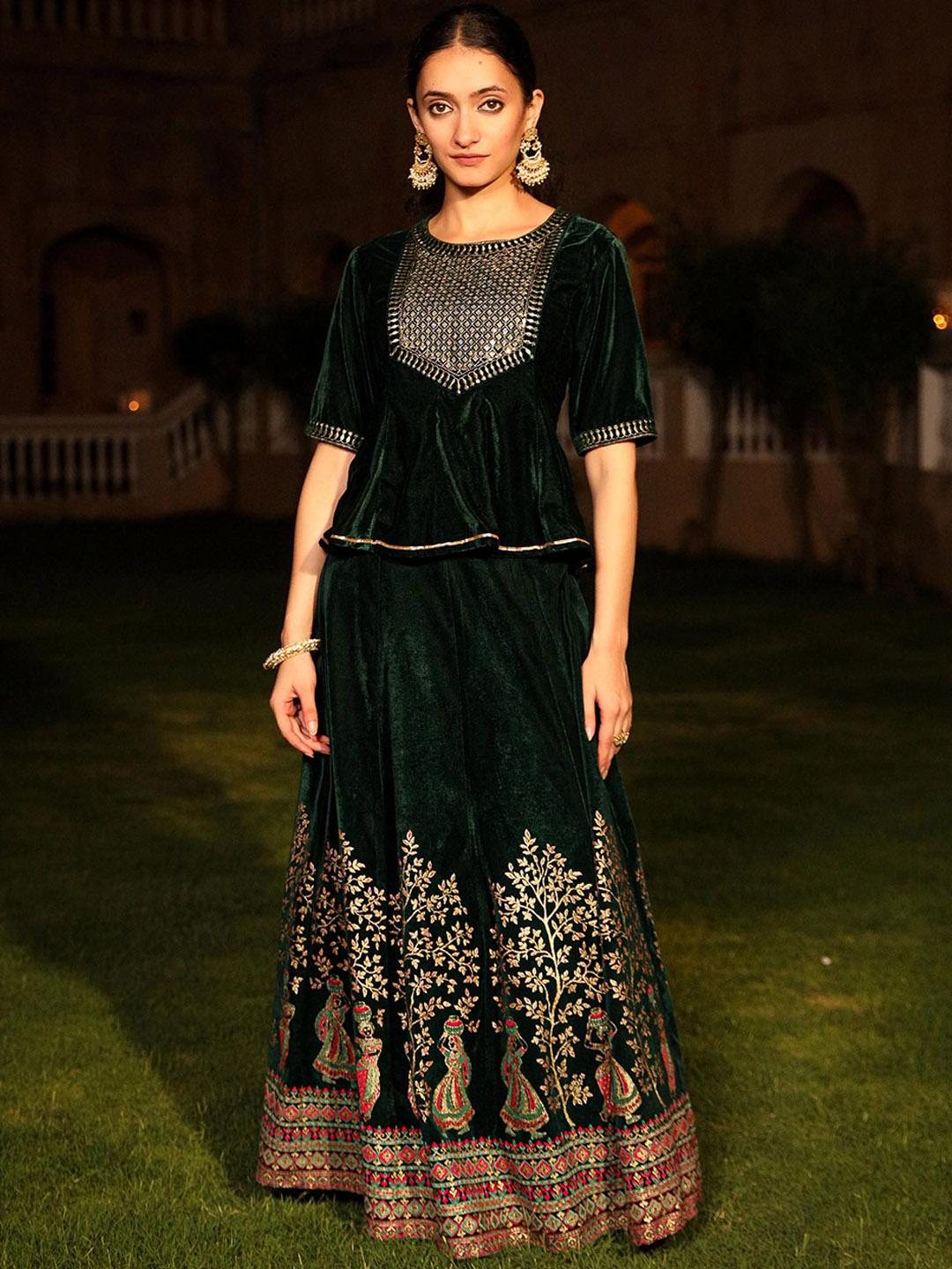 Buy Juniper Embroidered Top With Skirt - Co-Ords for Women
