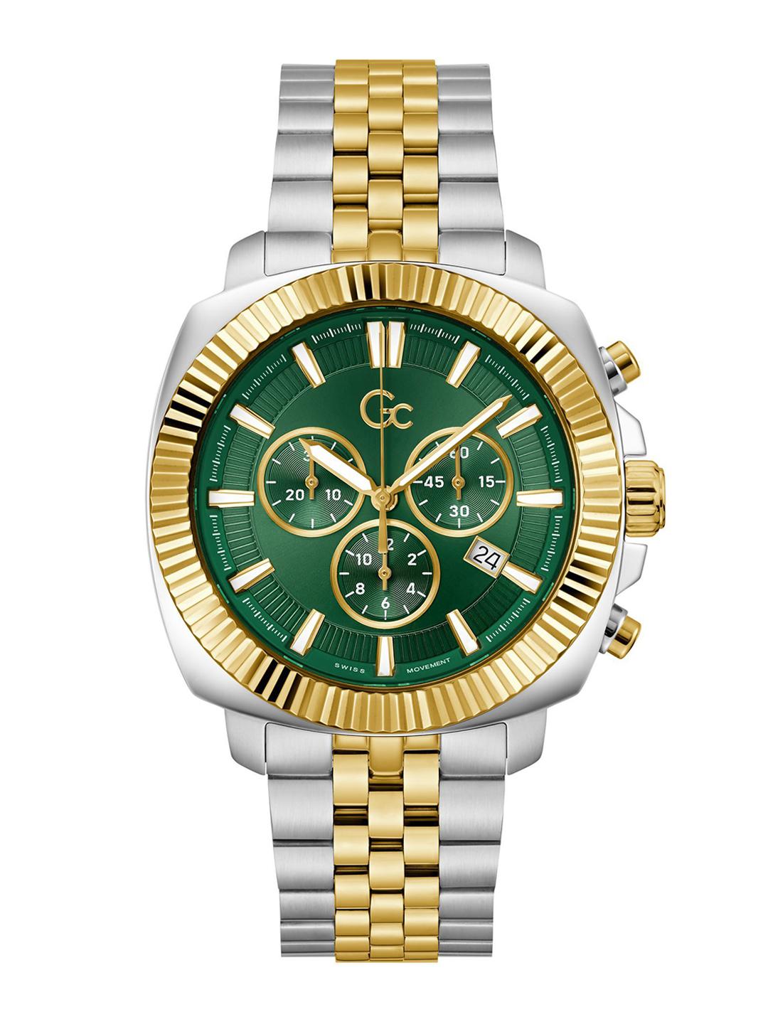 GNU7AMORCE9 様 Buy Guess Collection Square 44mm Green Dial Analog Men Watch