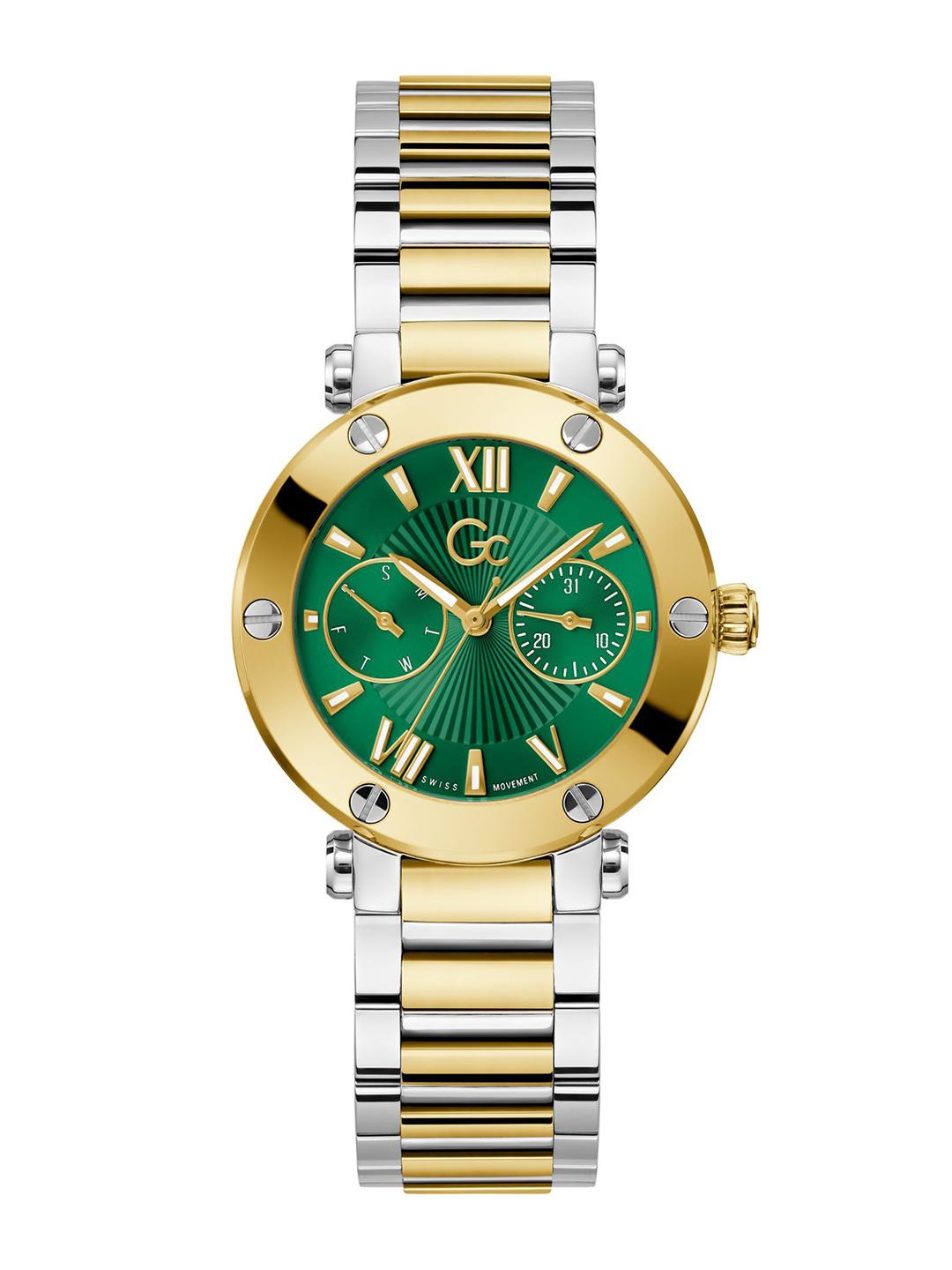 Buy Guess Collection Round 36mm Green Dial Analog Women Watch