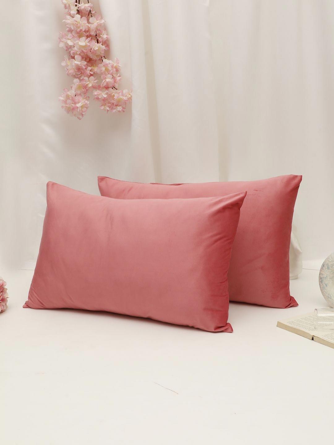 Blush Pink Pink Velvet Lumbar Pillow Furbish Studio Charliss