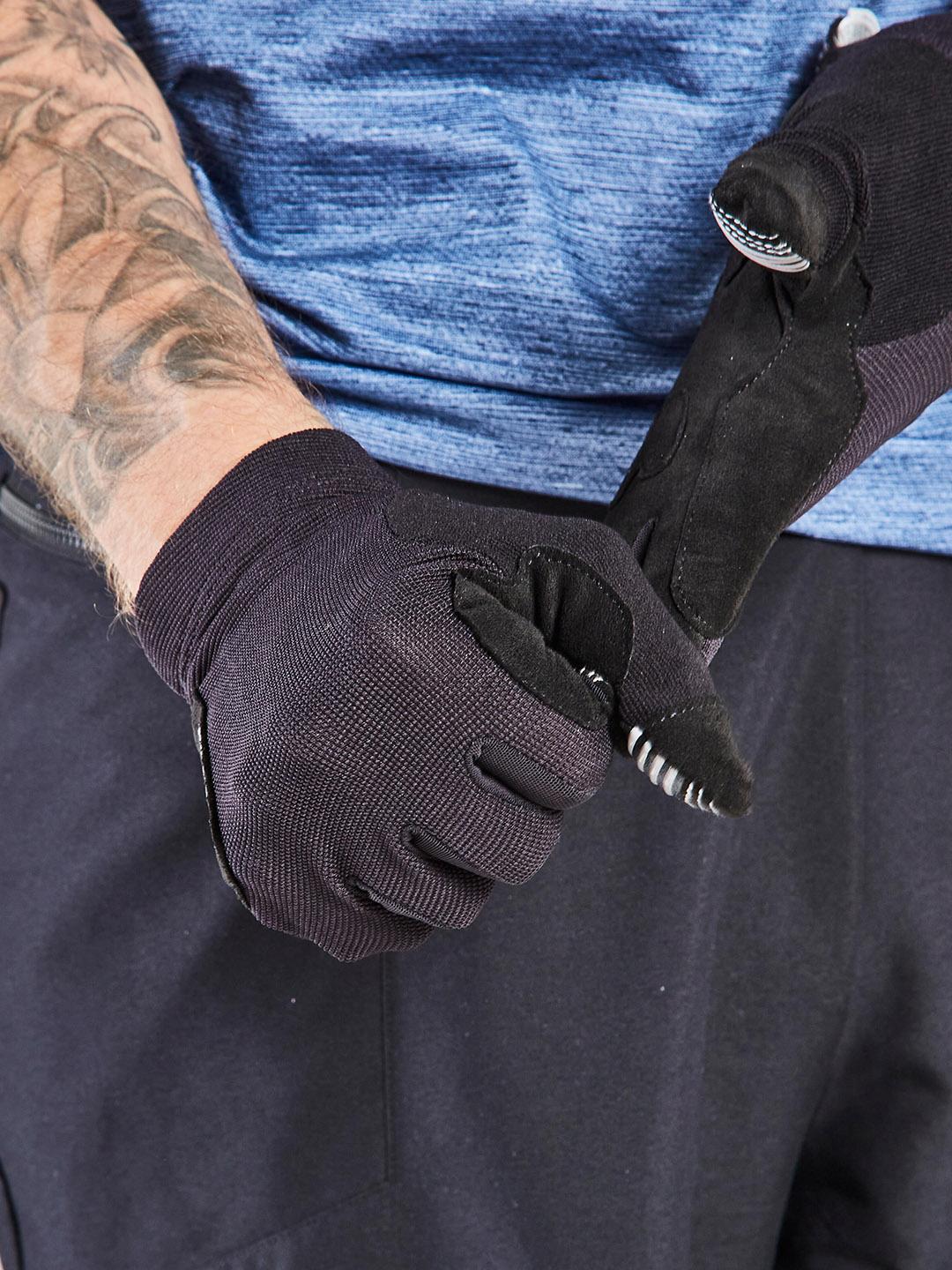 Buy Decathlon ROCKRIDER Men Black Mountain Biking Gloves Gloves