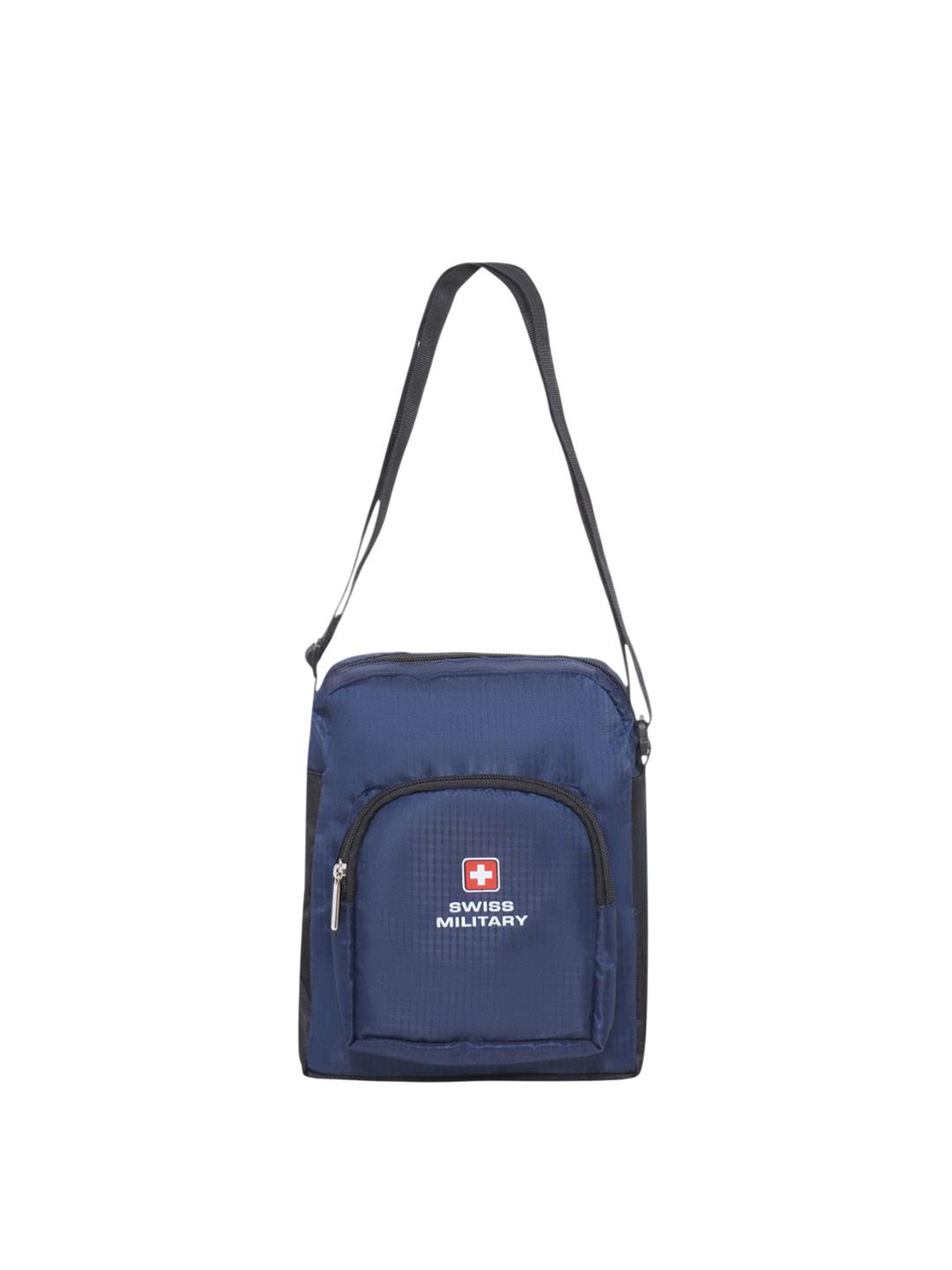 Buy SWISS MILITARY Unisex Striped Vanity Bag - Messenger Bag for