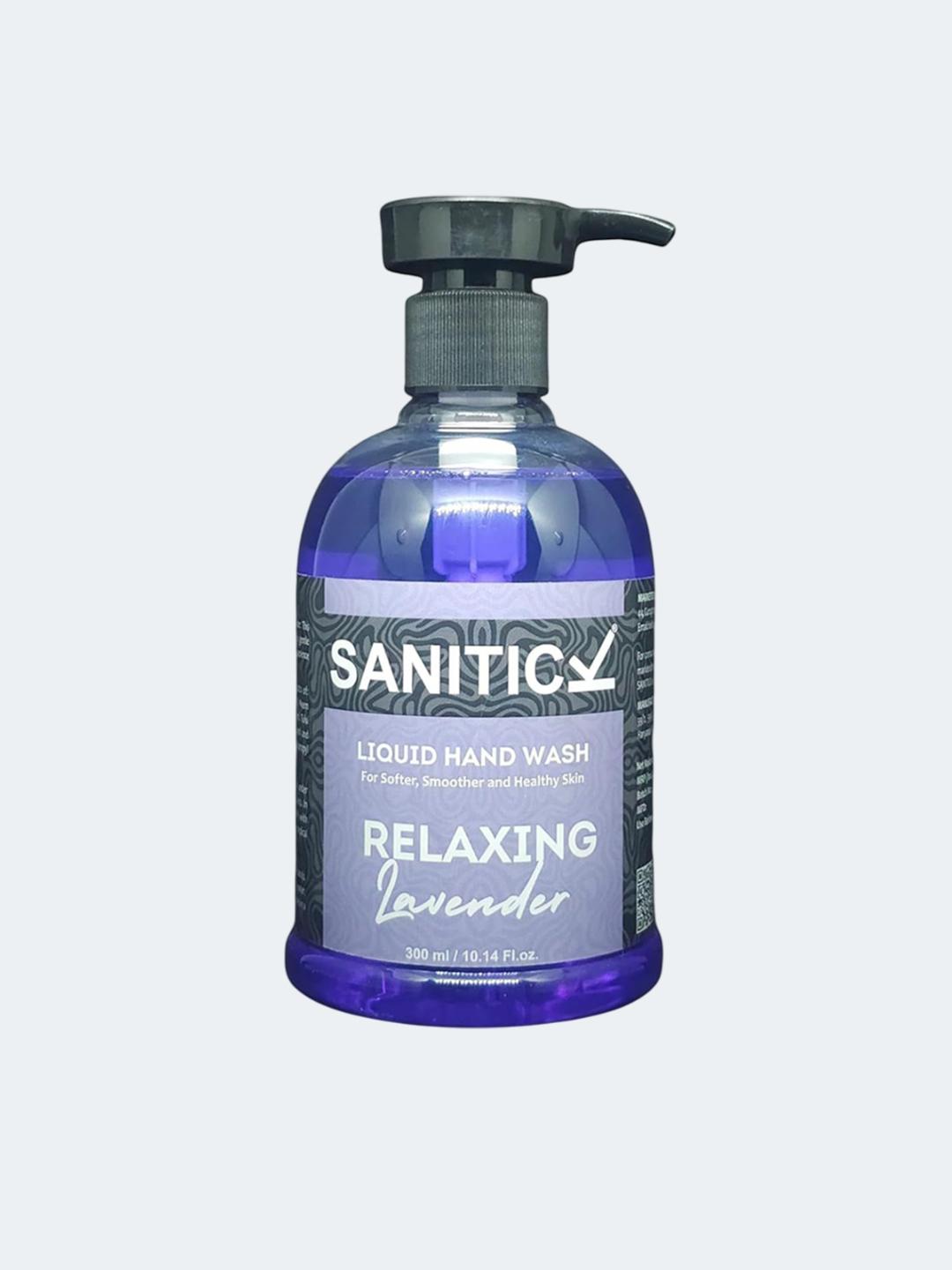 SANITICK Relaxing Lavender Liquid Handwash 300ml - Image 1