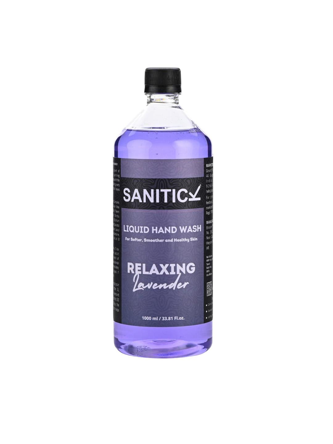 SANITICK Relaxing Lavender Liquid Handwash- 1000 ml