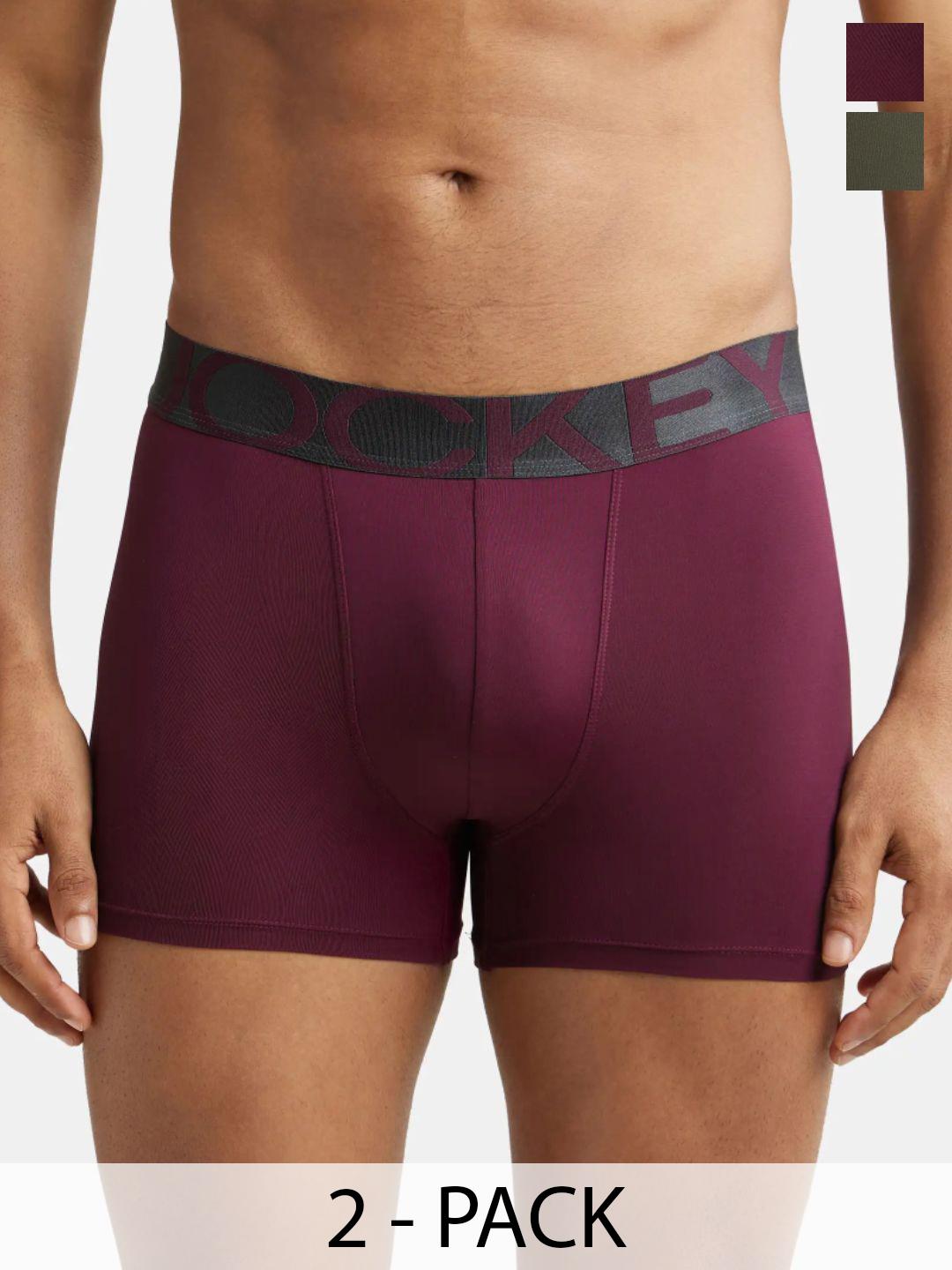 Jockey Tactel Microfiber Elastane Trunk Pack of 2 - Image 1