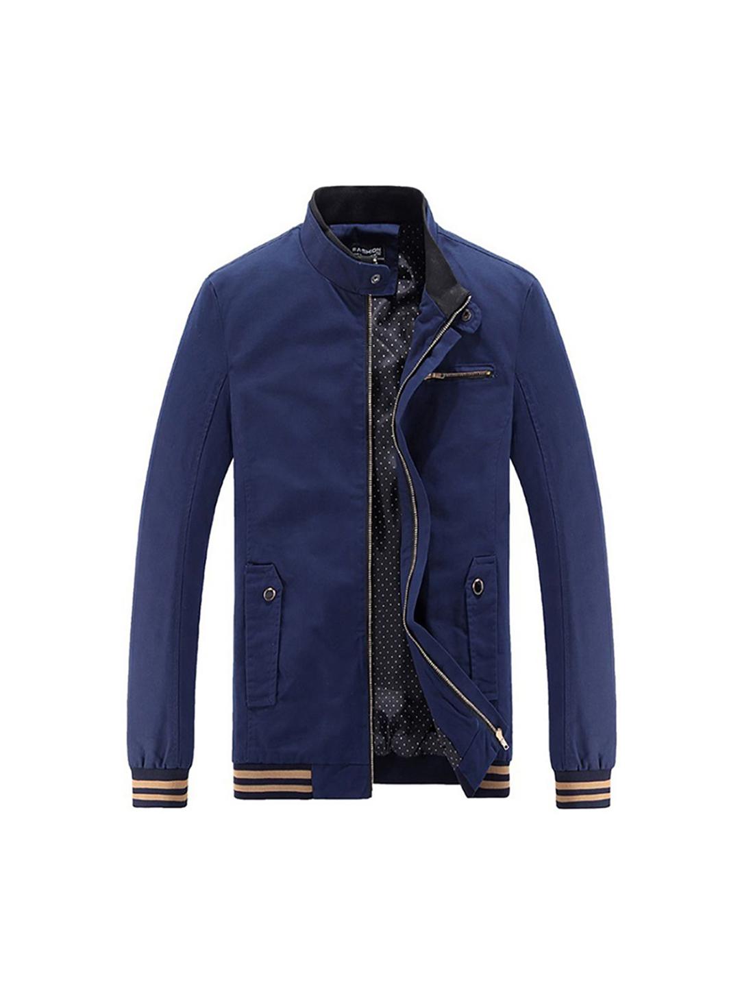 Buy StyleCast x Revolte Men Stand Collar Insulator Tailored Jacket