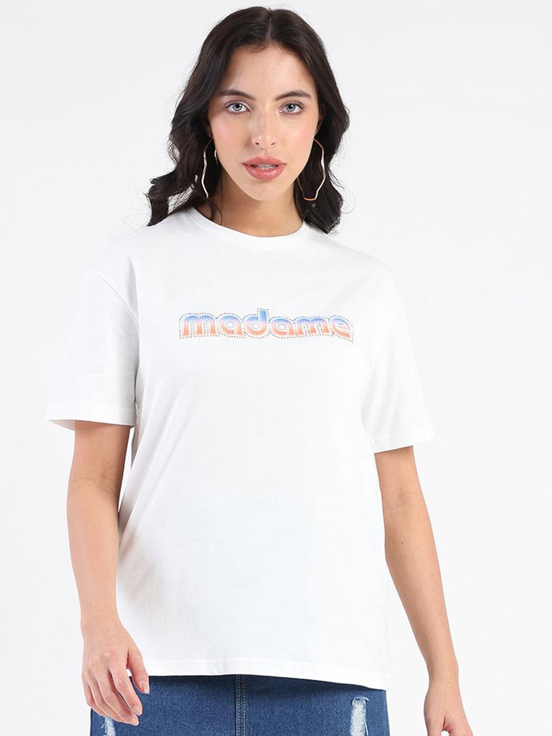 Buy Madame Women Print Cotton Top - Tops for Women 33736469 | Myntra