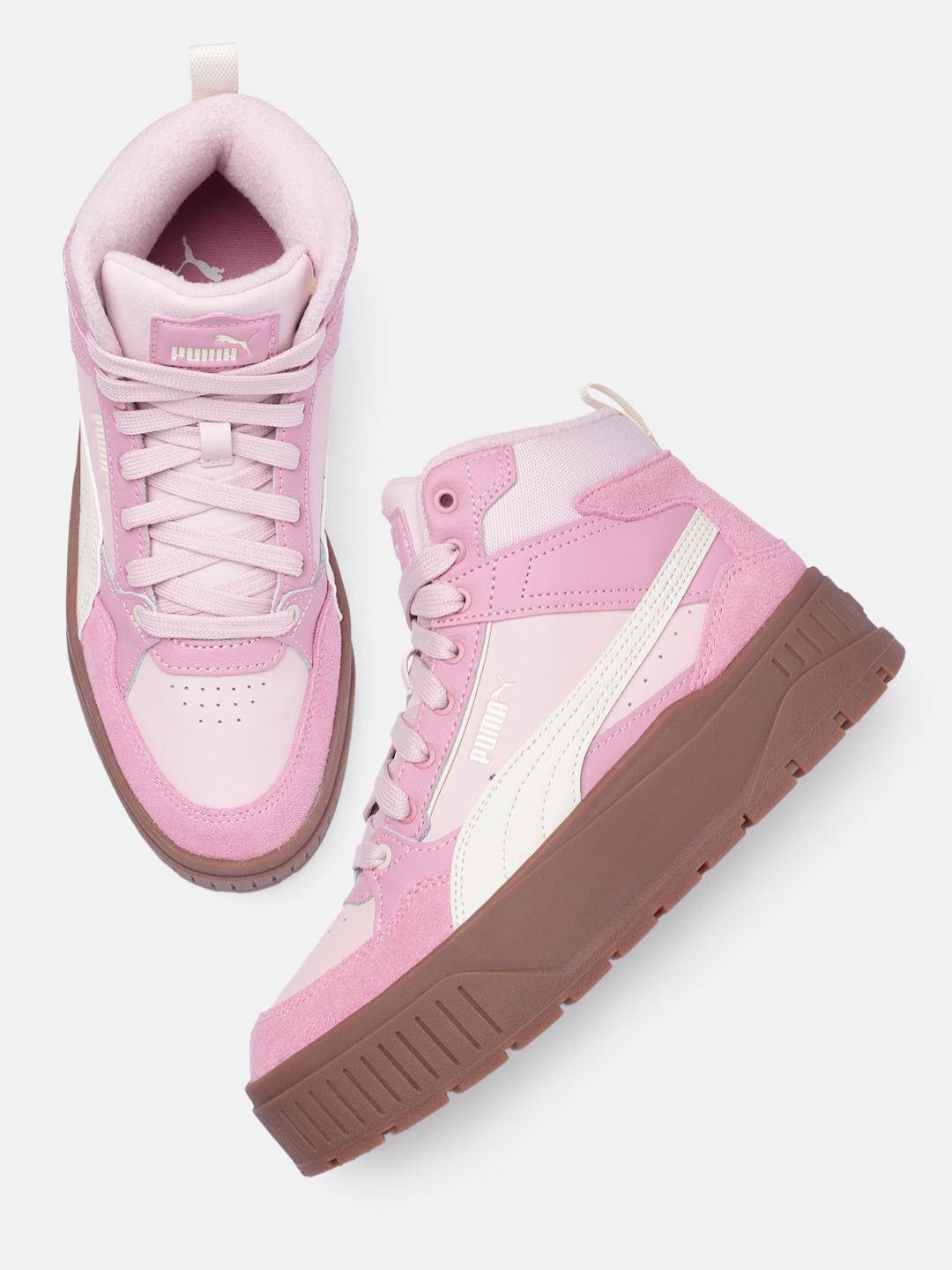 Buy Puma Women Karmen II Idol Mid WTR Leather Sneakers Casual - Main Image