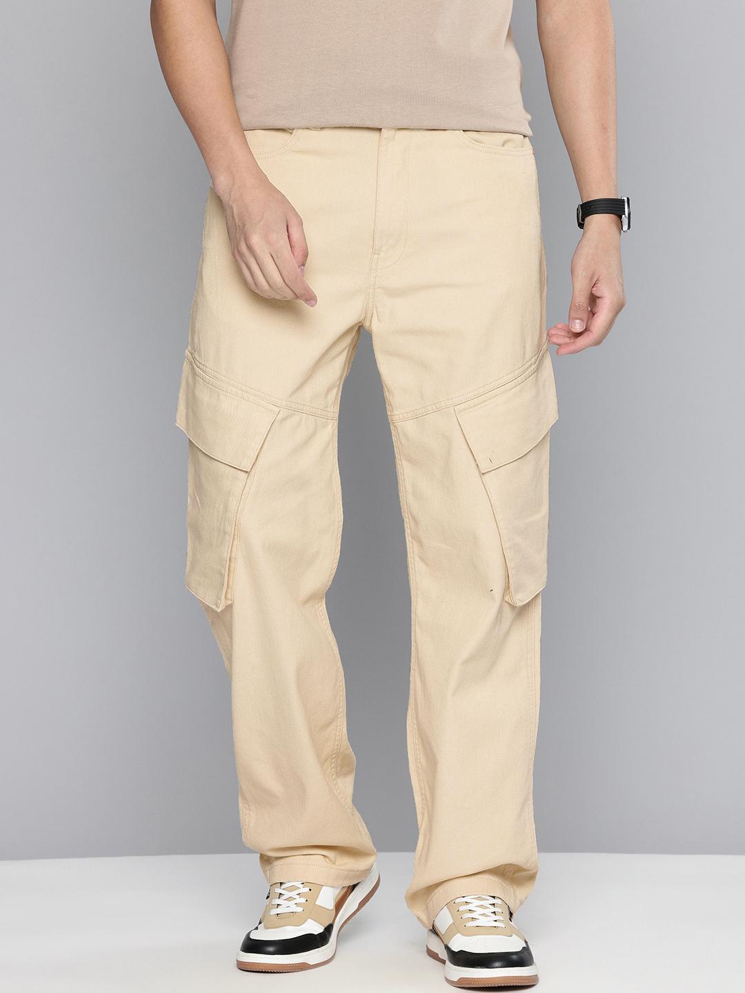 Levis Men 565 Straight Fit Mid-Rise Pure Cotton Jeans - Image 1