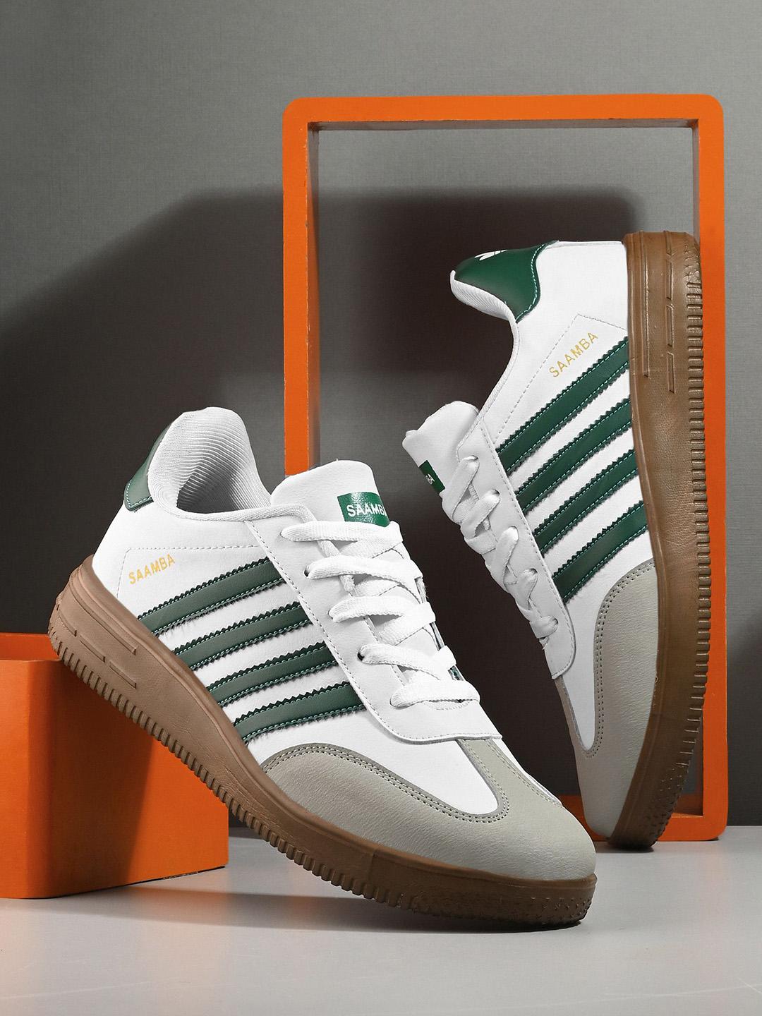 BIRDE Men Striped Lace-Ups Sneakers