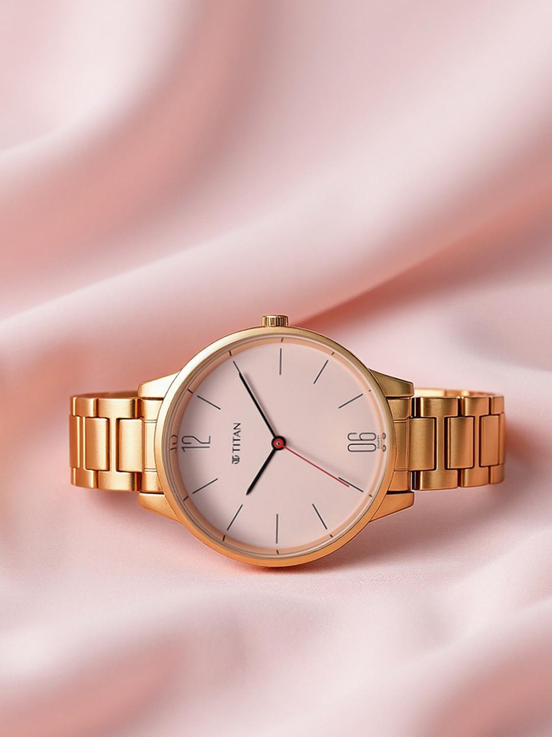 Mana。 Buy Titan Workwear Quartz Analog With Pink Dial Watch For Women