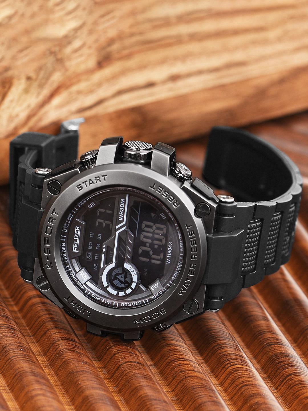 FELIZER Men Multi Function Digital Chronograph Watch 90443-GunMetal - Image 1