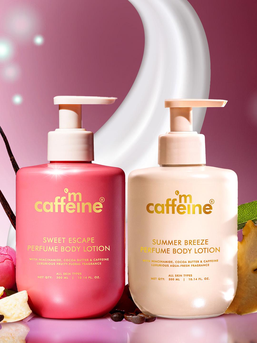 MCaffeine 2Pcs Perfume Body Lotion 300ml each - Summer Breeze & Sweet - Image 1