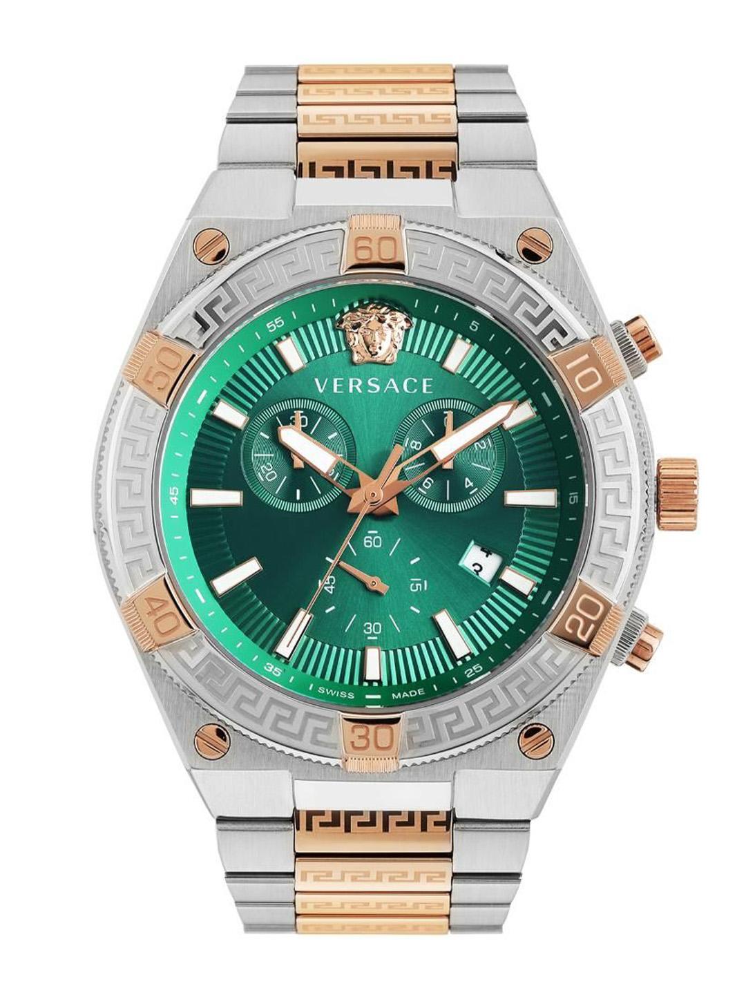 Buy Versace V-Sporty Greca Men Patterned Dial & Bracelet Style