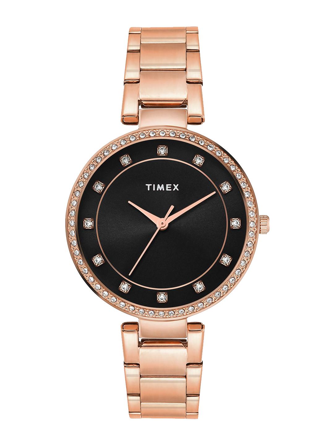 Buy Timex Trendline Round 21mm Black Dial Analog Women Watch
