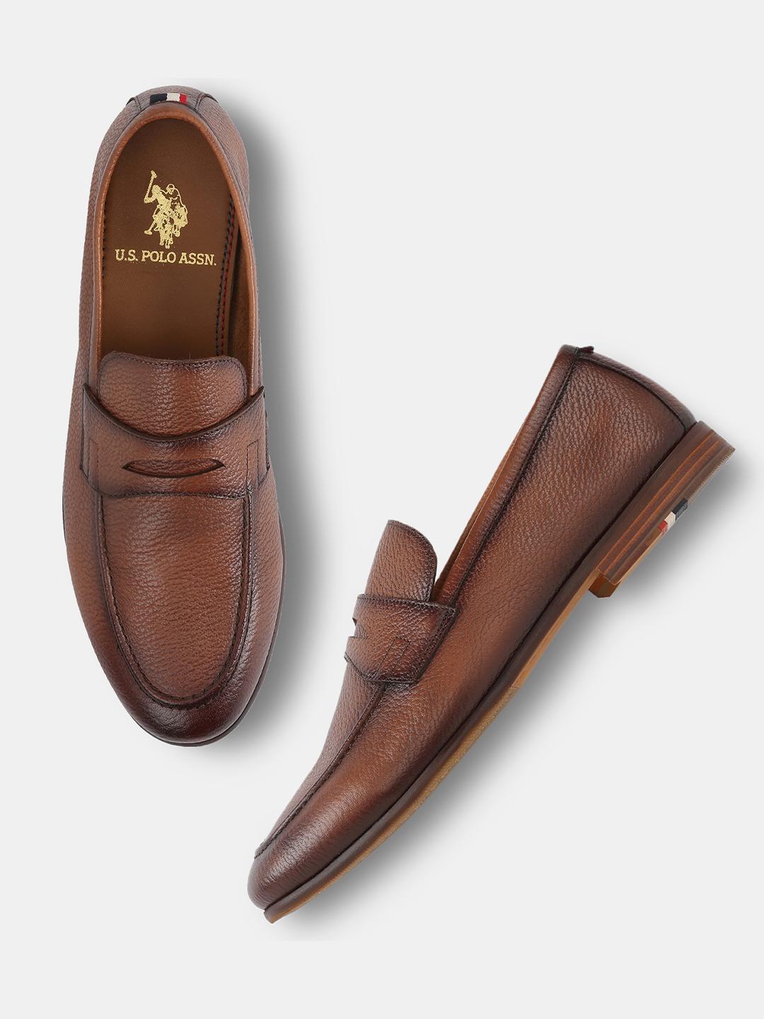 U.S. Polo Assn. Leather Slip-On Sneakers