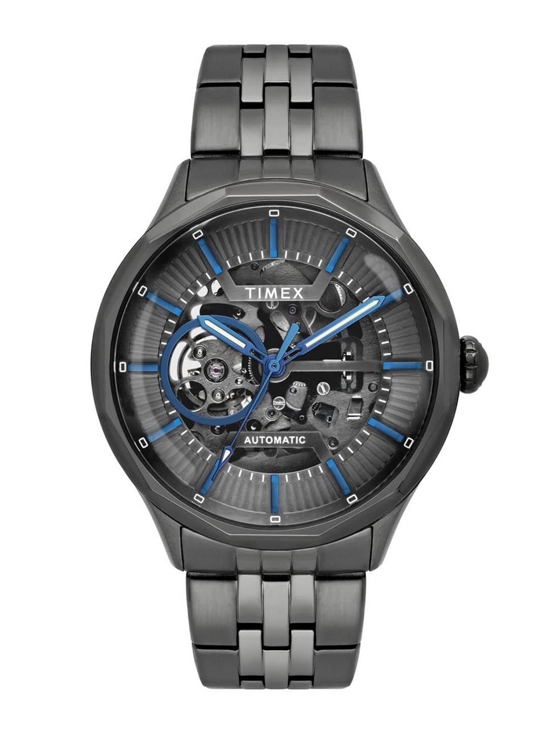 Timex Signio Round 21mm Grey Dial Analog Automatic Men Watch - TWEG27601 - Image 1