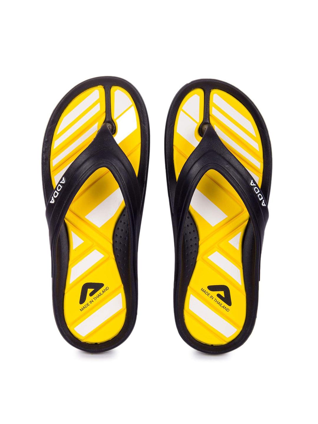 Buy Adda Men Colourblocked Rubber Thong Flip-Flops Flip Flops