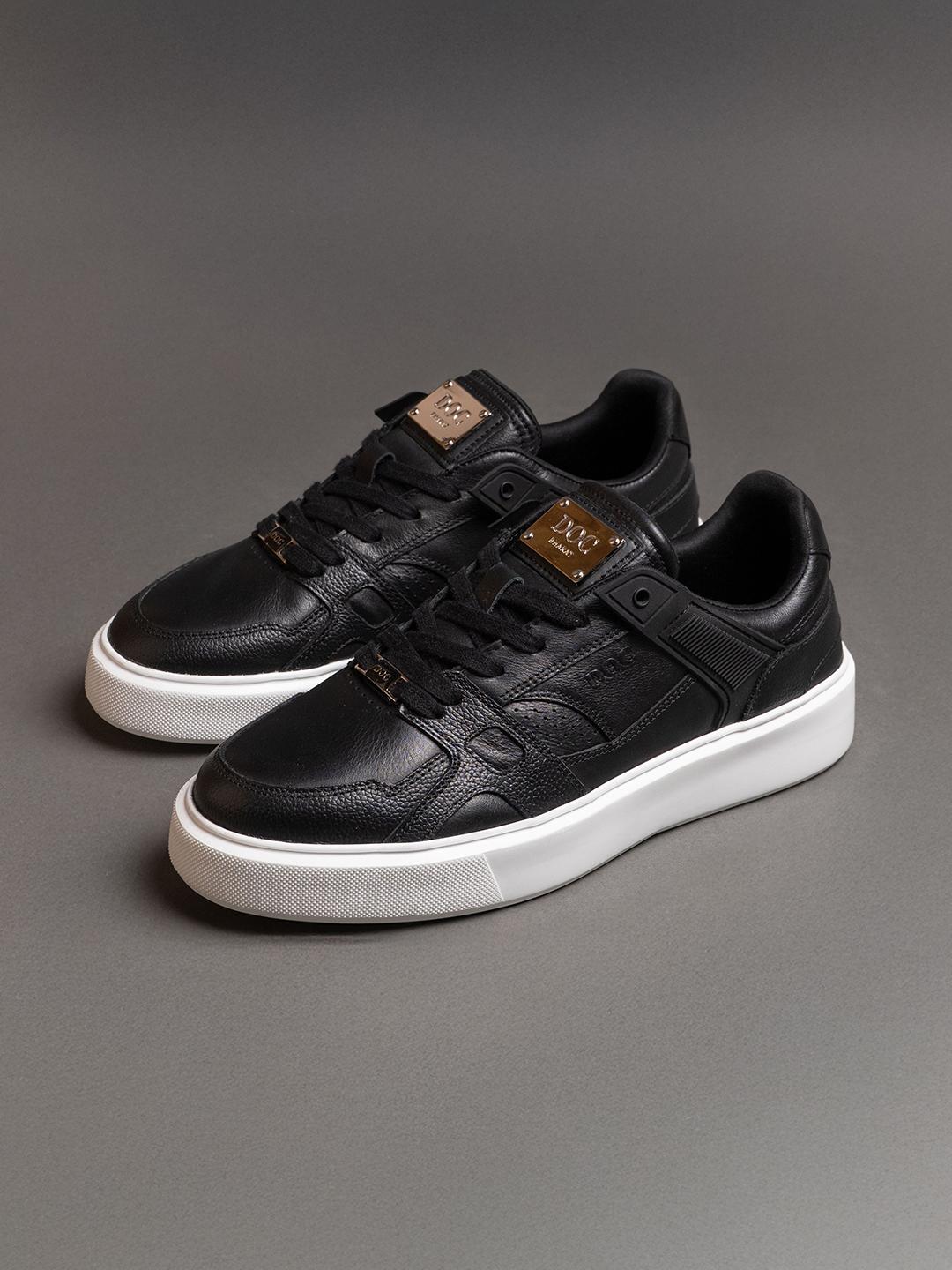 Doc Martin Men Leather Antibacterial Sneakers - Image 1