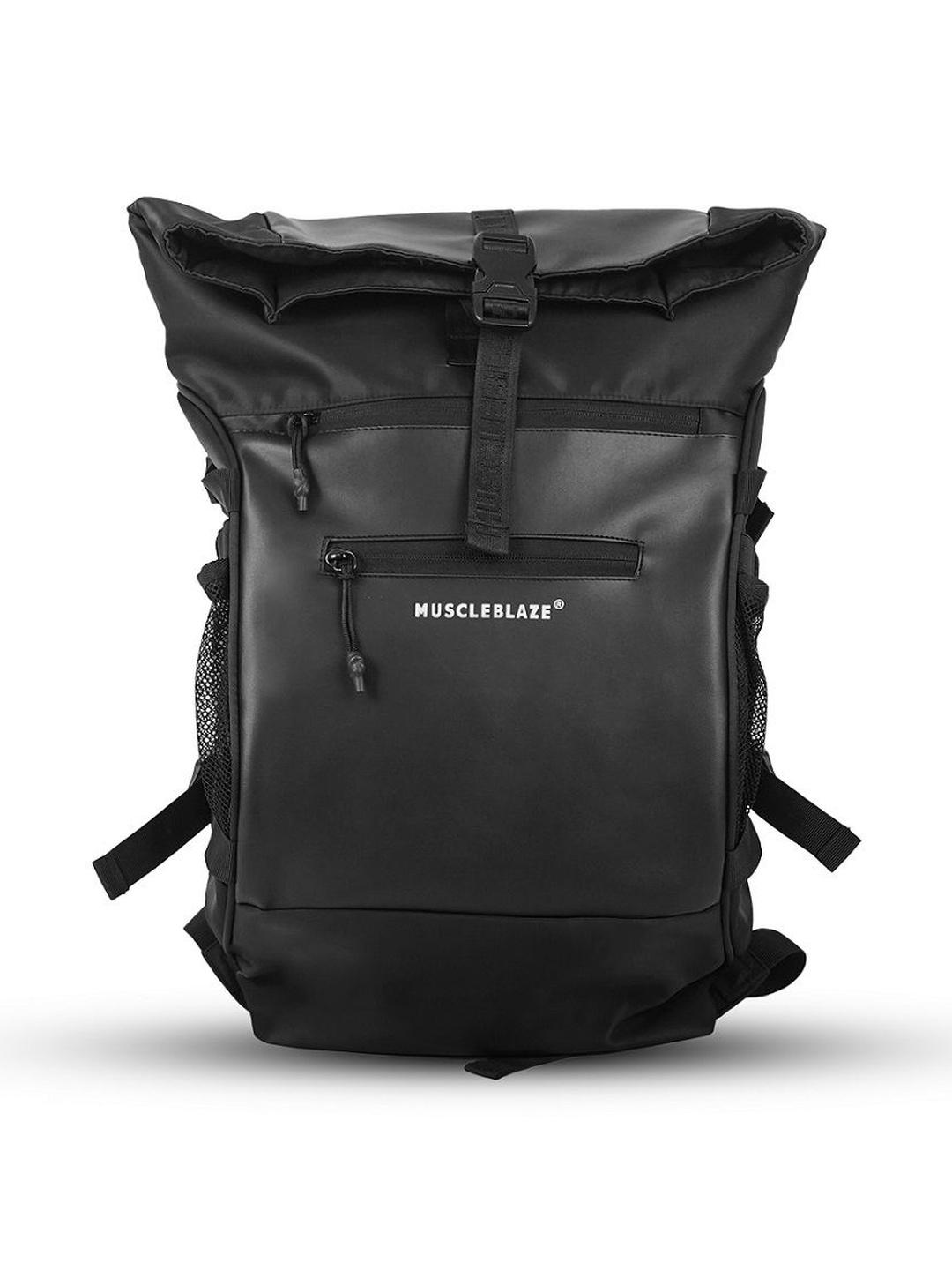 MuscleBlaze Unisex Logo Backpack with Shoe Pocket