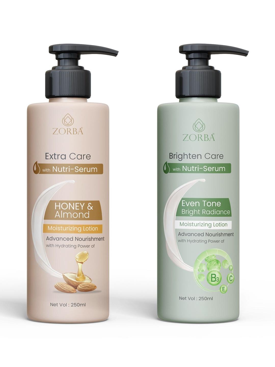 Buy Zorba Set Of 2 Extra Care & Brighten Care Moisturizing Lotion