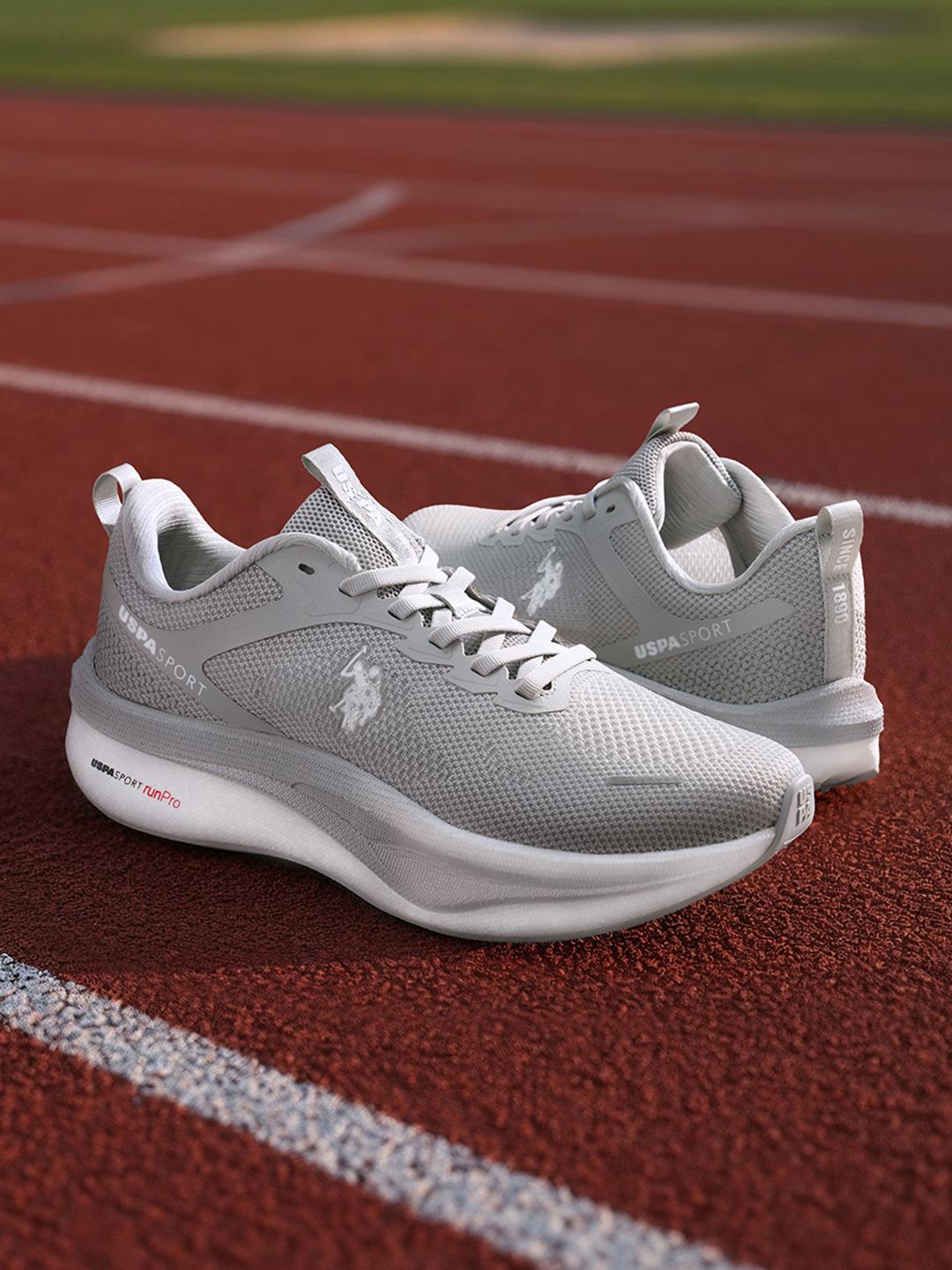 U.S. Polo Assn. Werner Lt. Grey Run Pro Running Shoes - Image 1