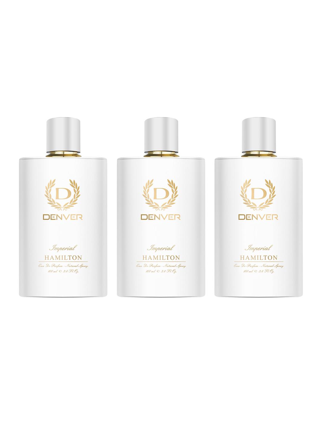 Denver Men Hamilton Imperial Eau De Perfume 100 ml Set of 3 Pack of 3