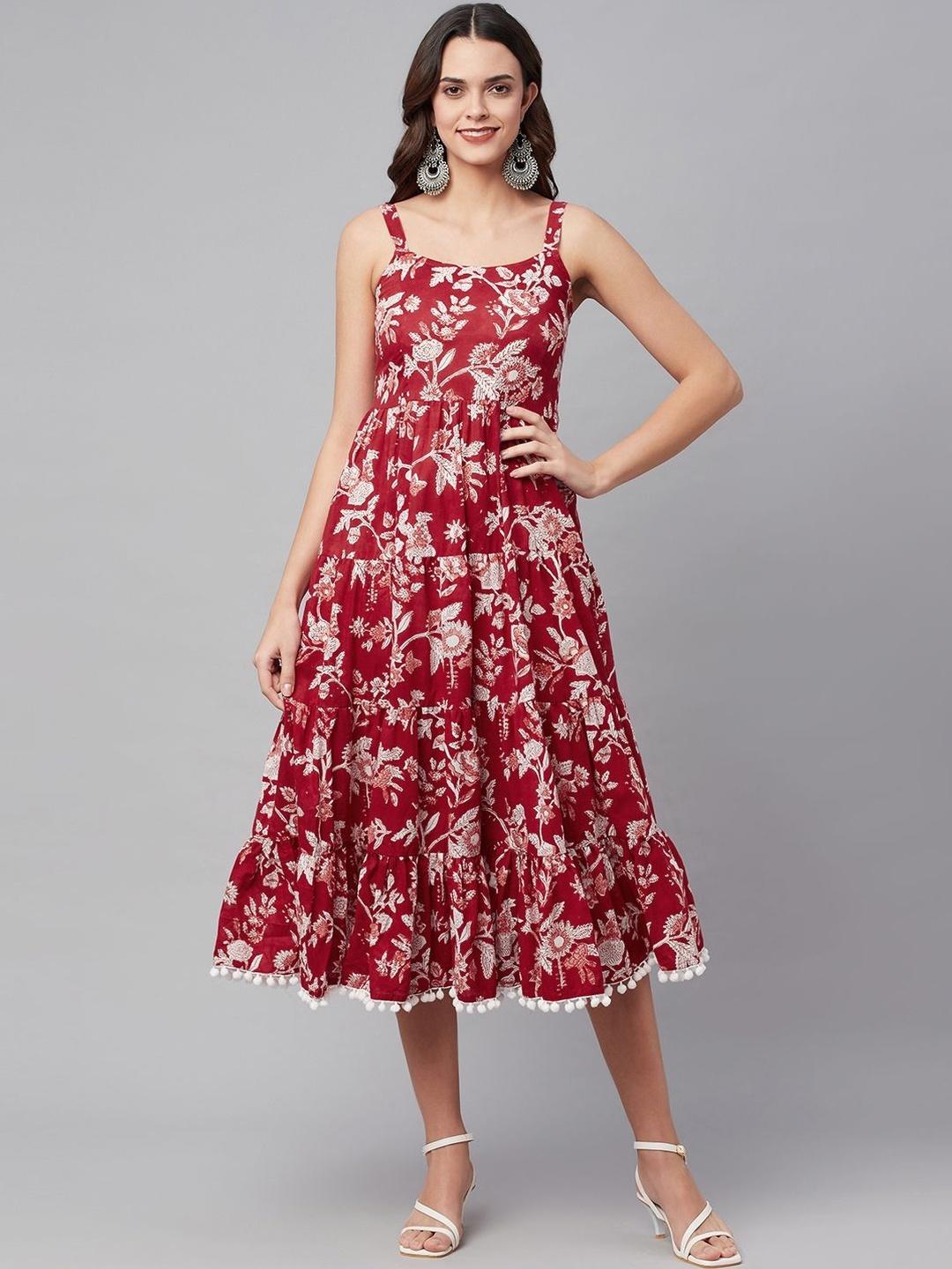 strapless open back dress Berrylush Women Solid Red V-Neck Waist Tie-Up Flared Wrap Mini Dress