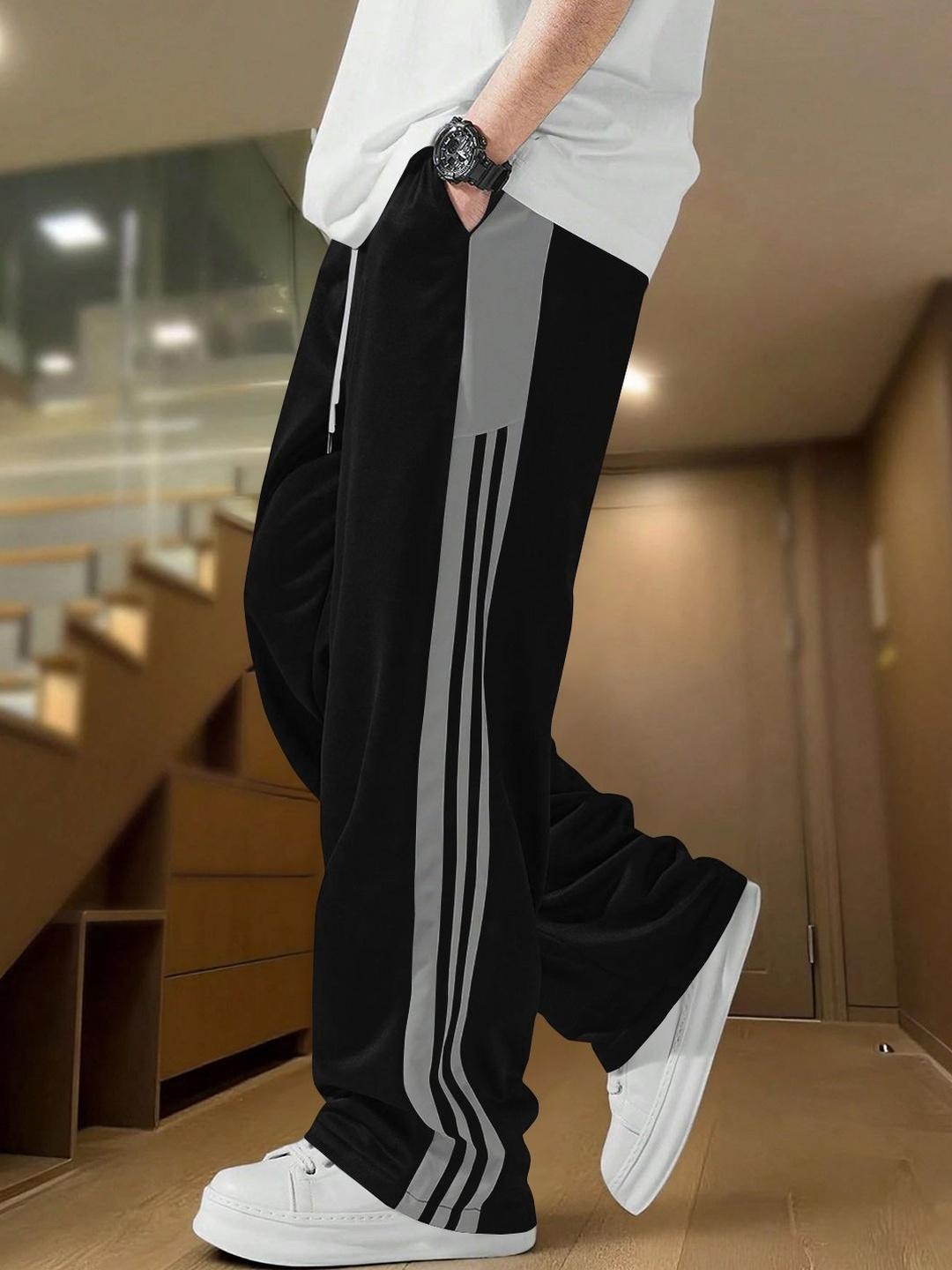 KAJARU Men Striped Trousers - Image 1