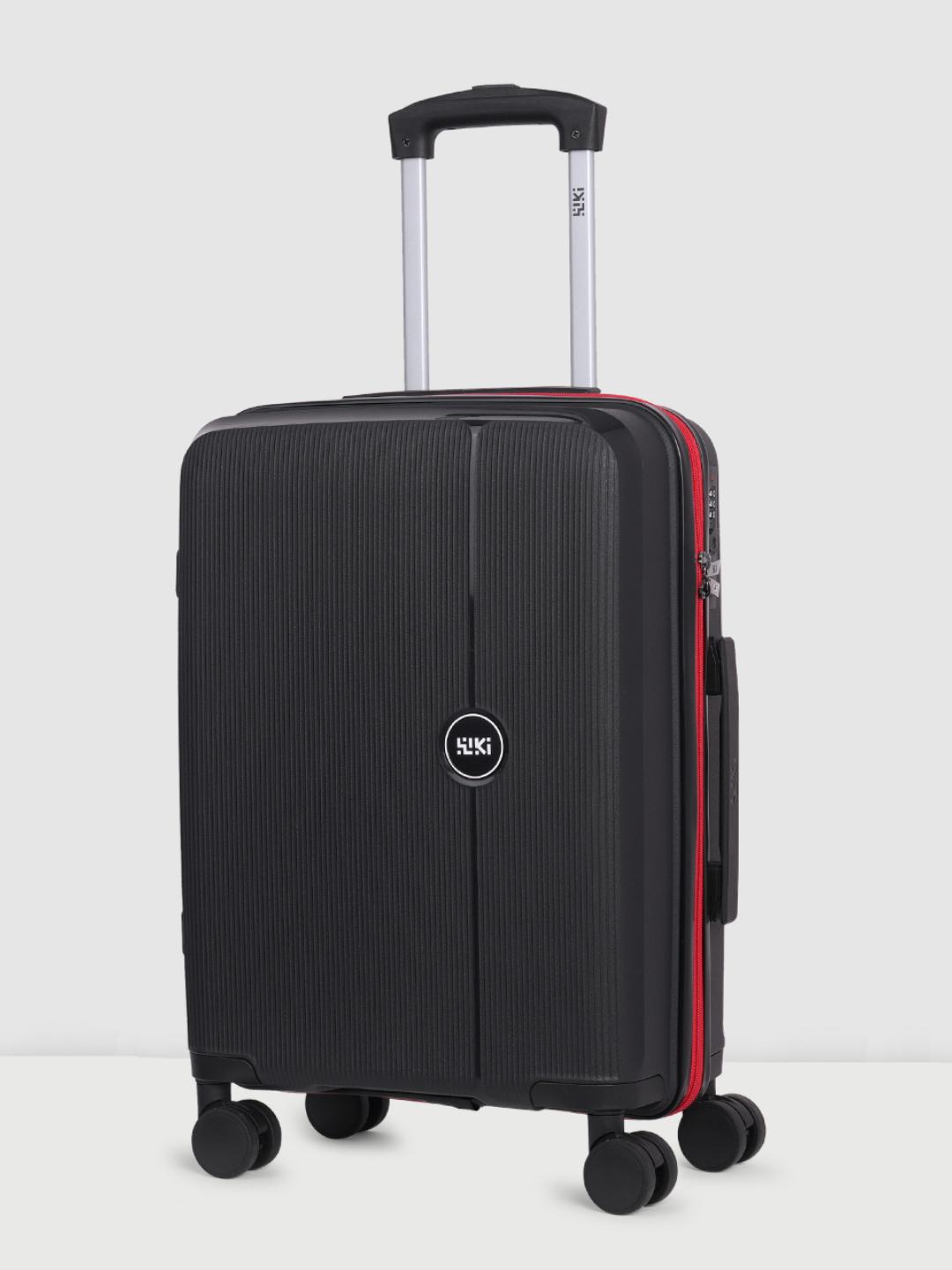 Buy Wildcraft Wiki Zine Textured Hard Medium Trolley Suitcase