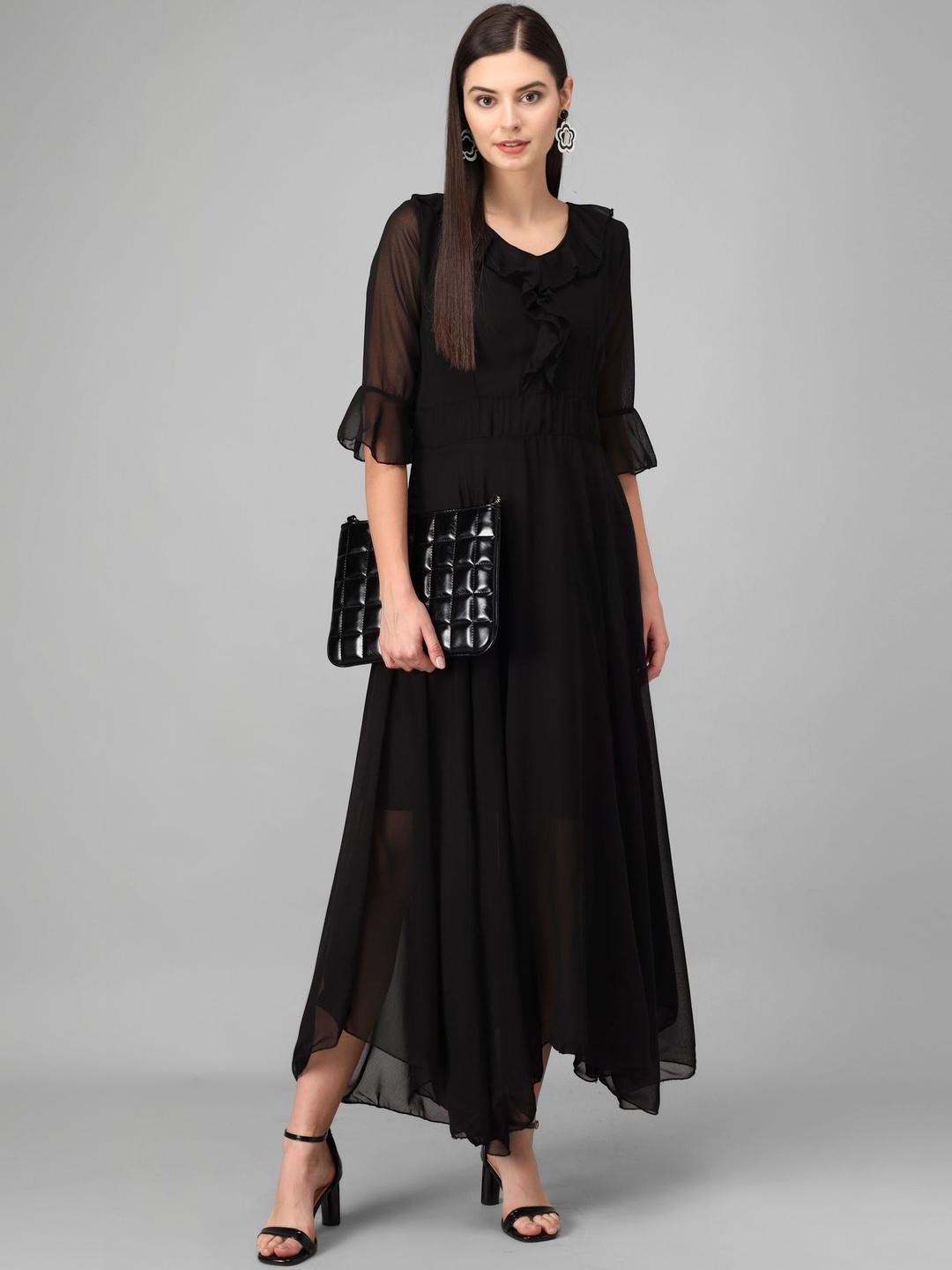 MARK&LONA 25SS EVOLVE FLARE DRESSワンピース Buy EVOLETTE STUDIOS Flared Sleeve Ruffled Georgette Fit & Flare