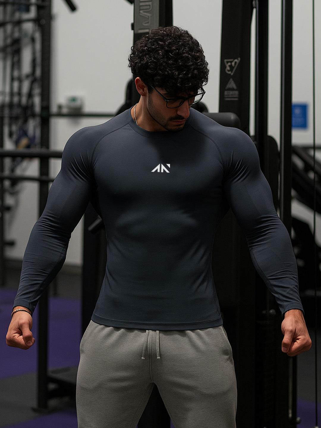 AESTHETIC NATION Men Brand Logo T-shirt - Image 1