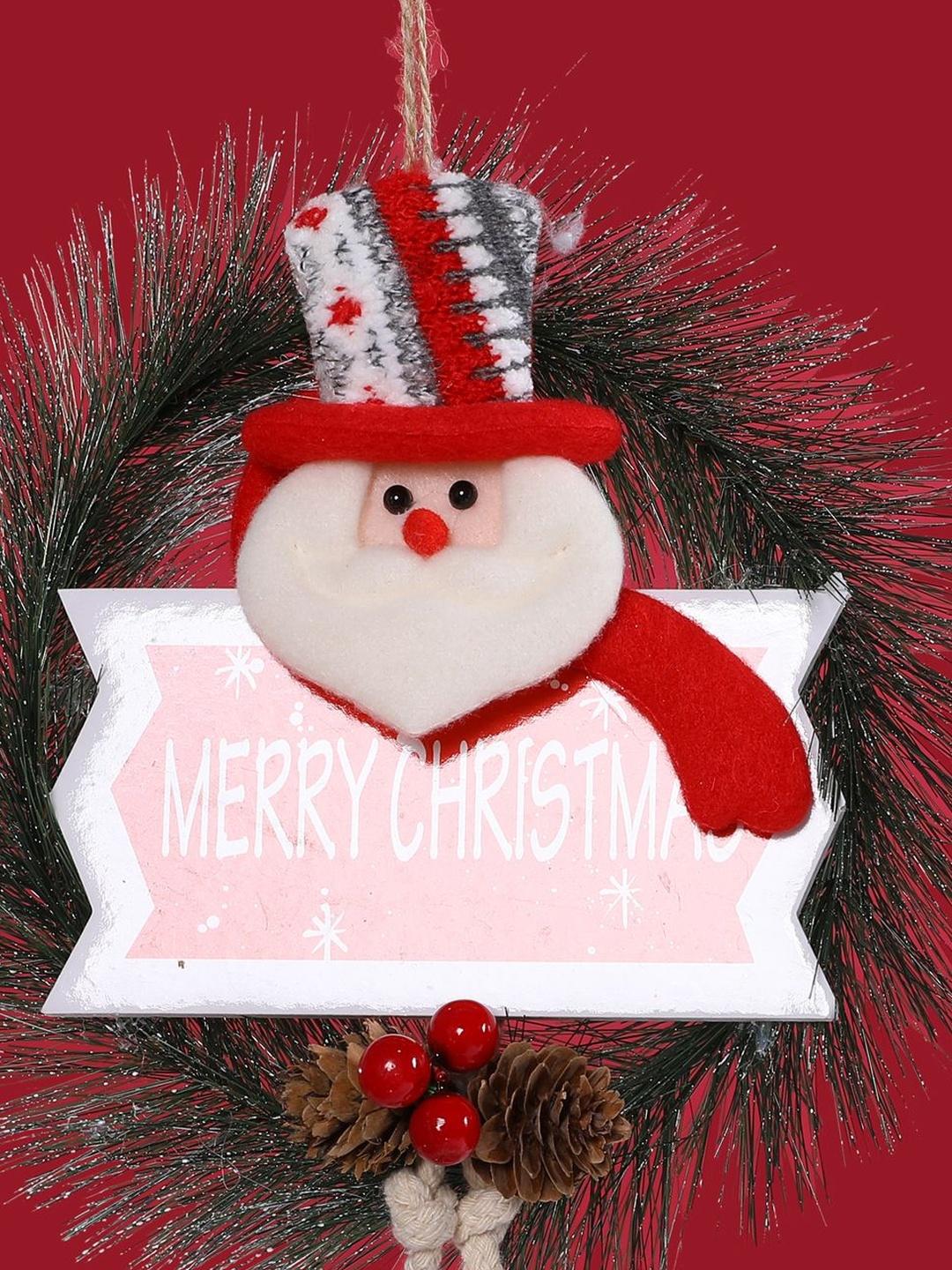Buy Myntra Elegant Homes Red & White Whimsical Merry Christmas
