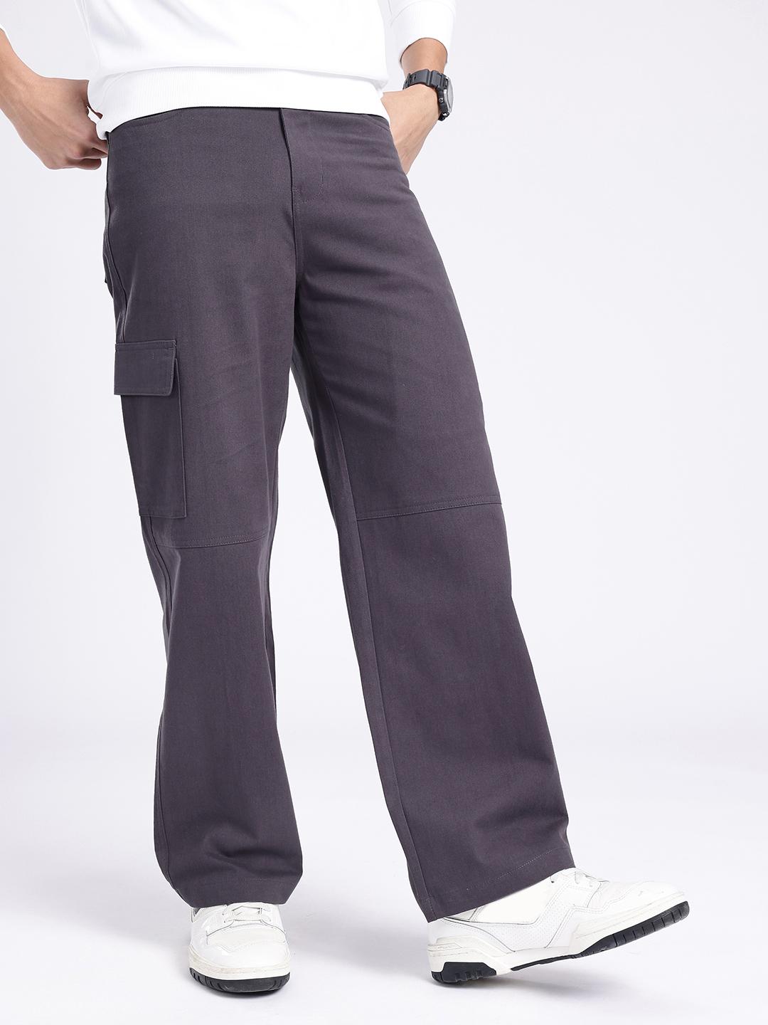 glitchez Men Relaxed Fit Cargos Trousers - Image 1