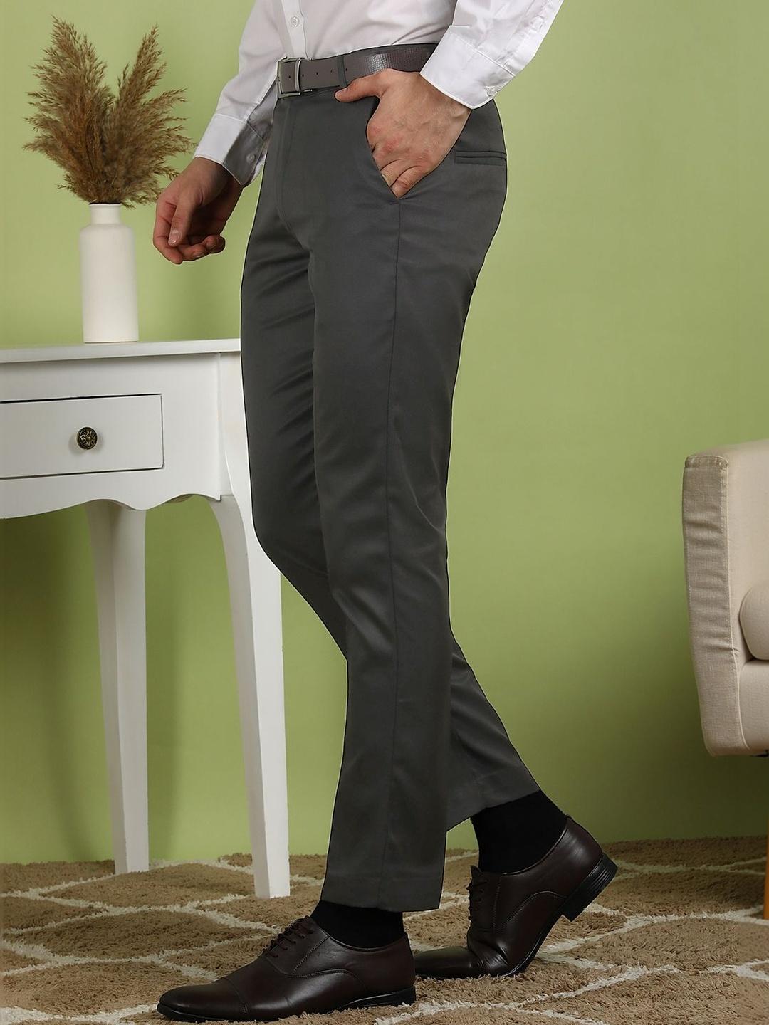 XENOR Men Slim Fit Trousers - Image 1