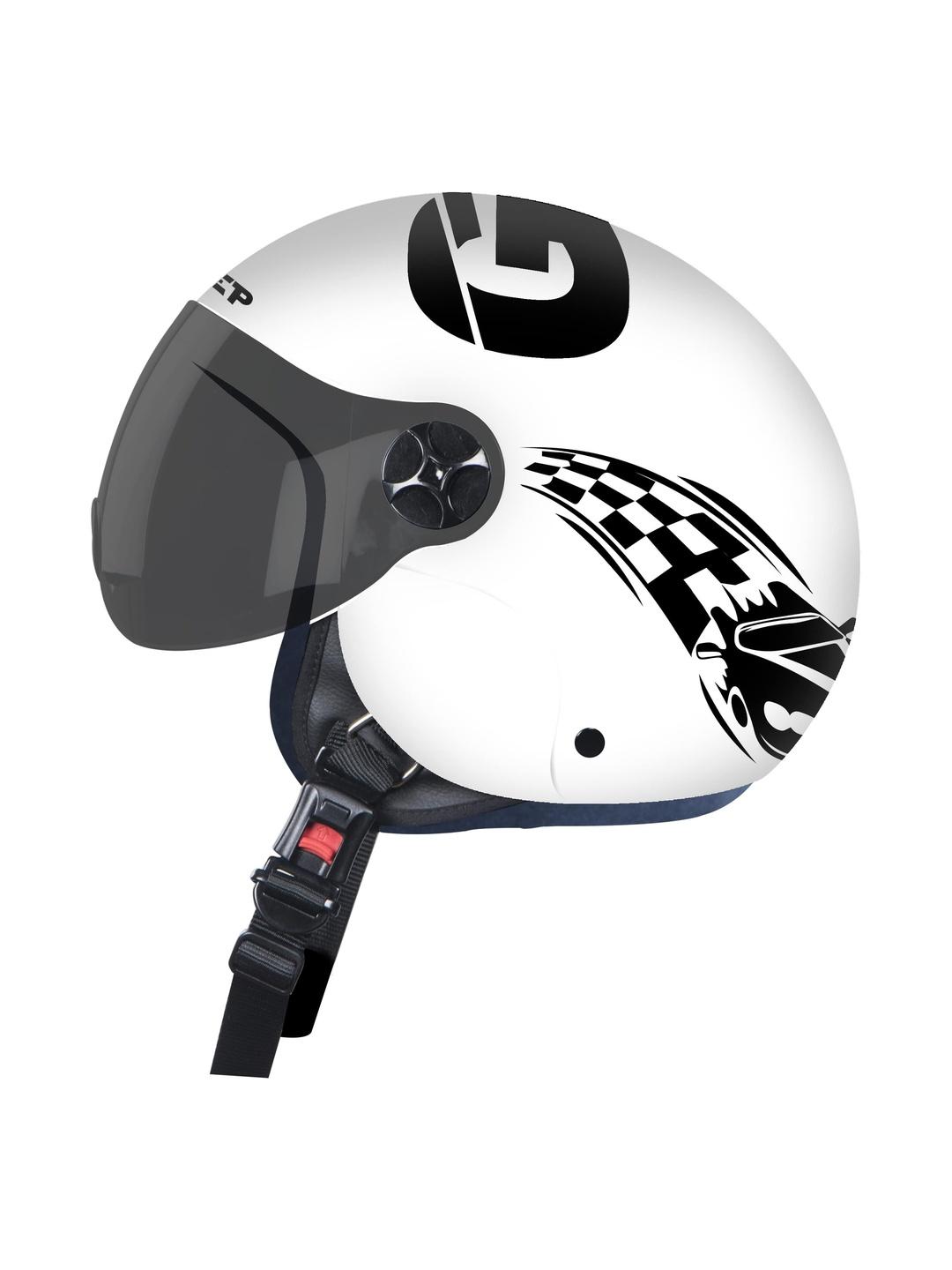 Steelbird Printed Full Face Helmet - Image 1