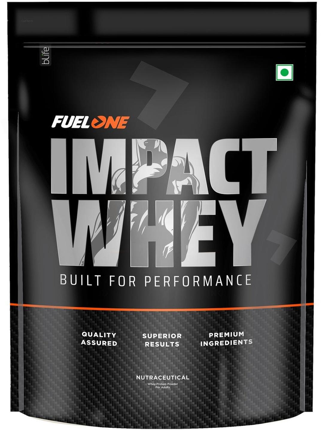 FUEL ONE Impact Whey Protein Powder - 1Kg - Cold Coffee - Image 1