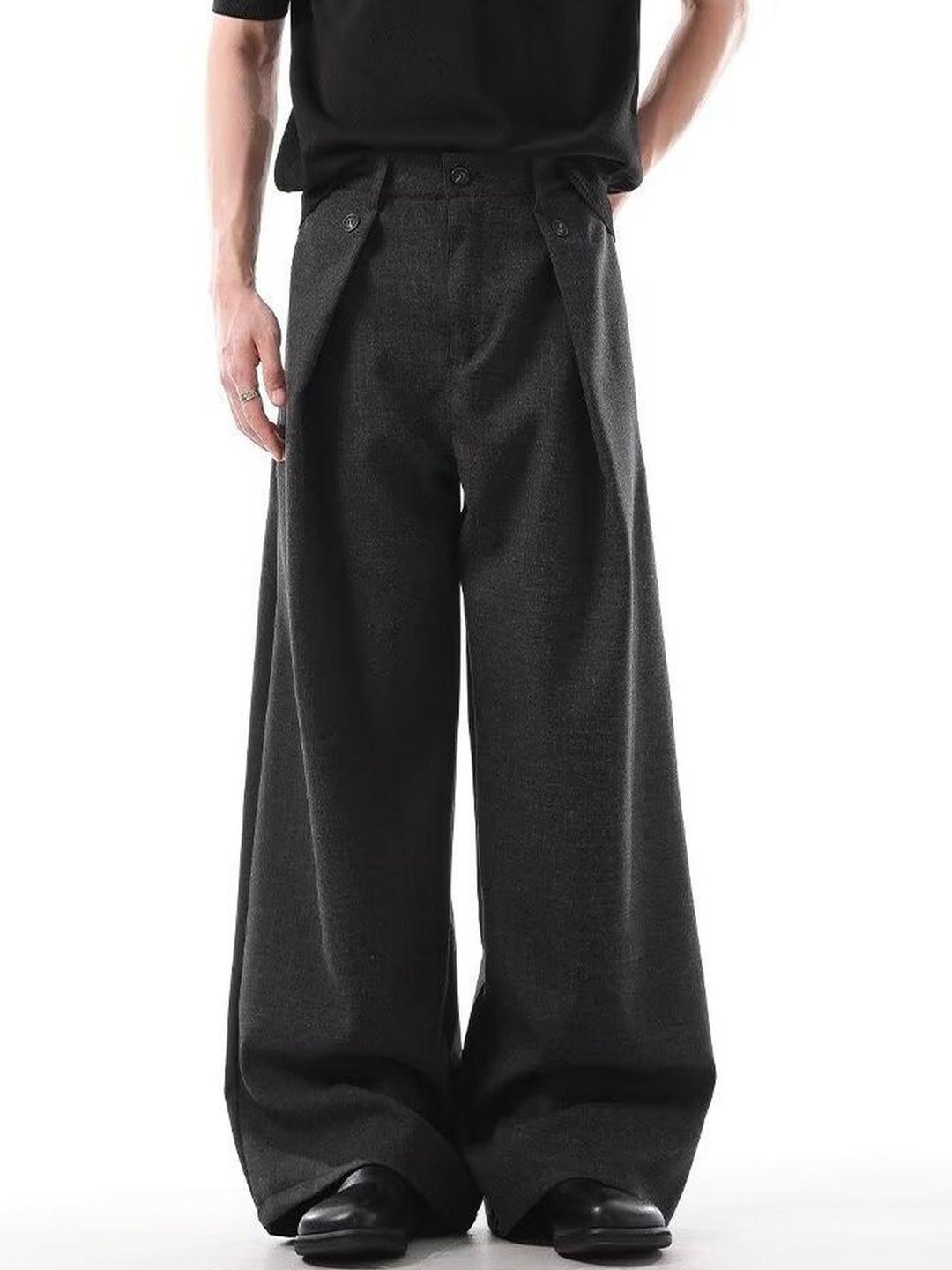 StyleCast x Revolte Men Flared Trousers - Image 1
