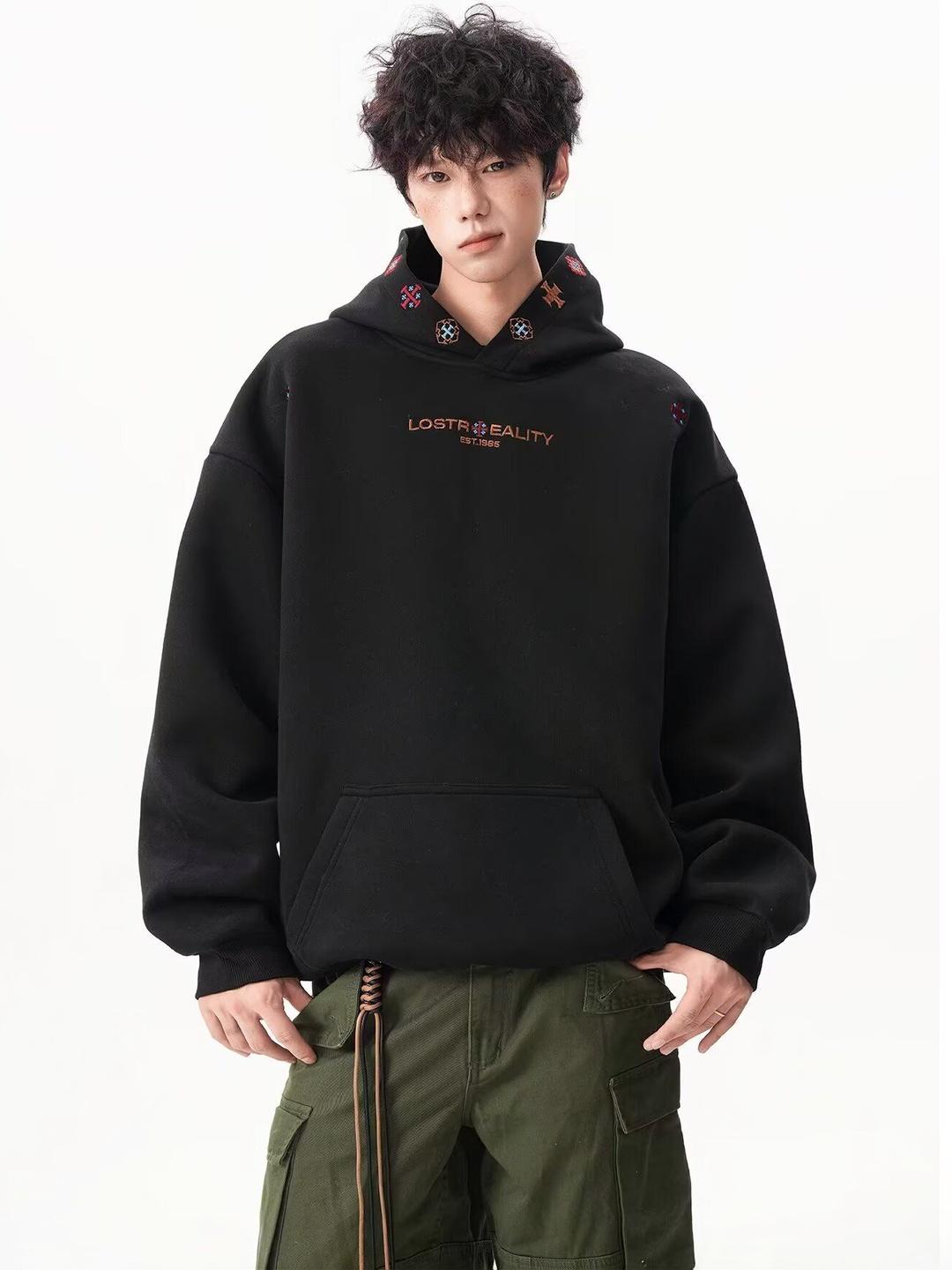 StyleCast x Revolte Typography Printed Sweatshirt