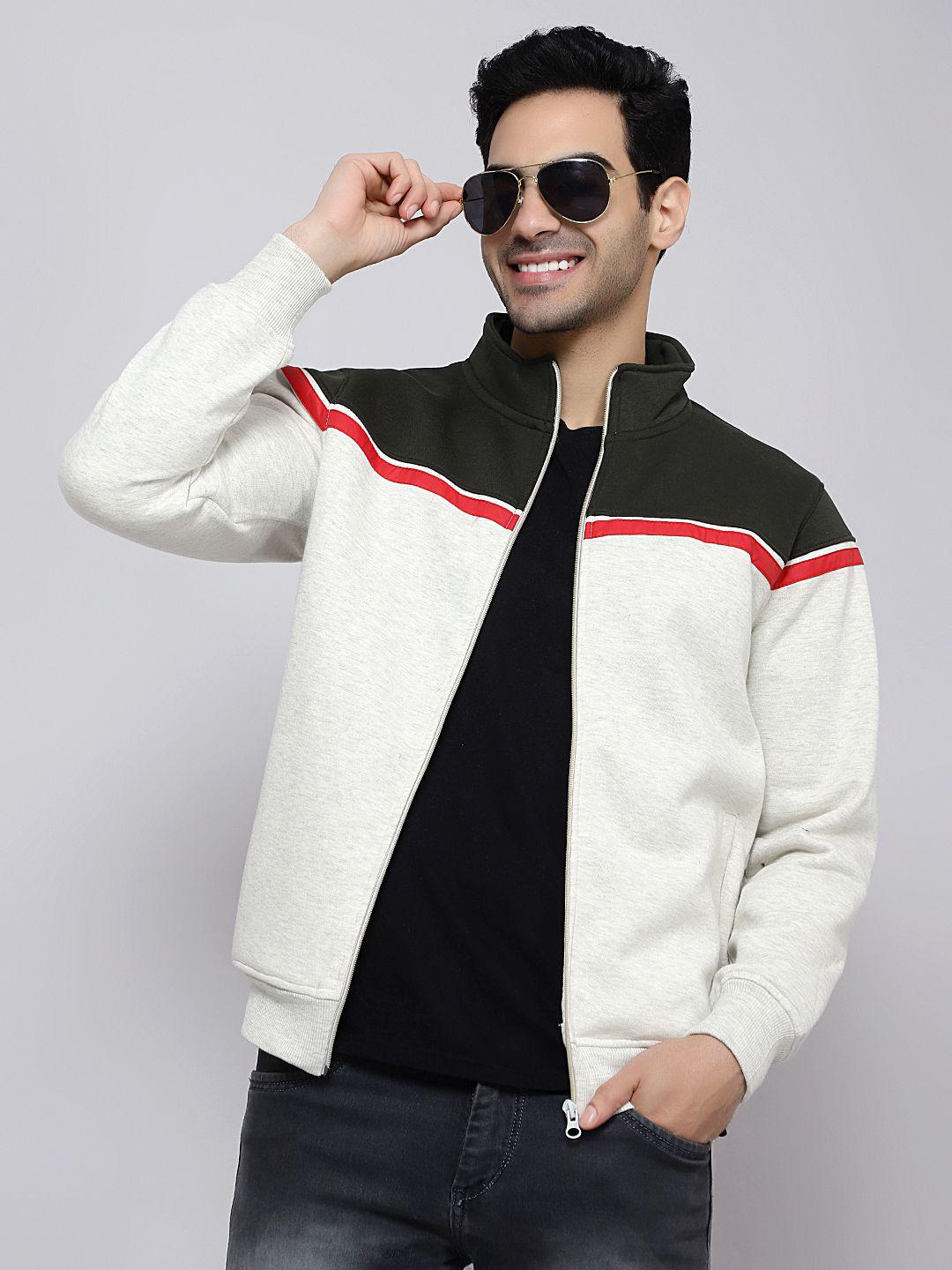 MENTOOS Men Colourblocked Sweatshirt - Image 1