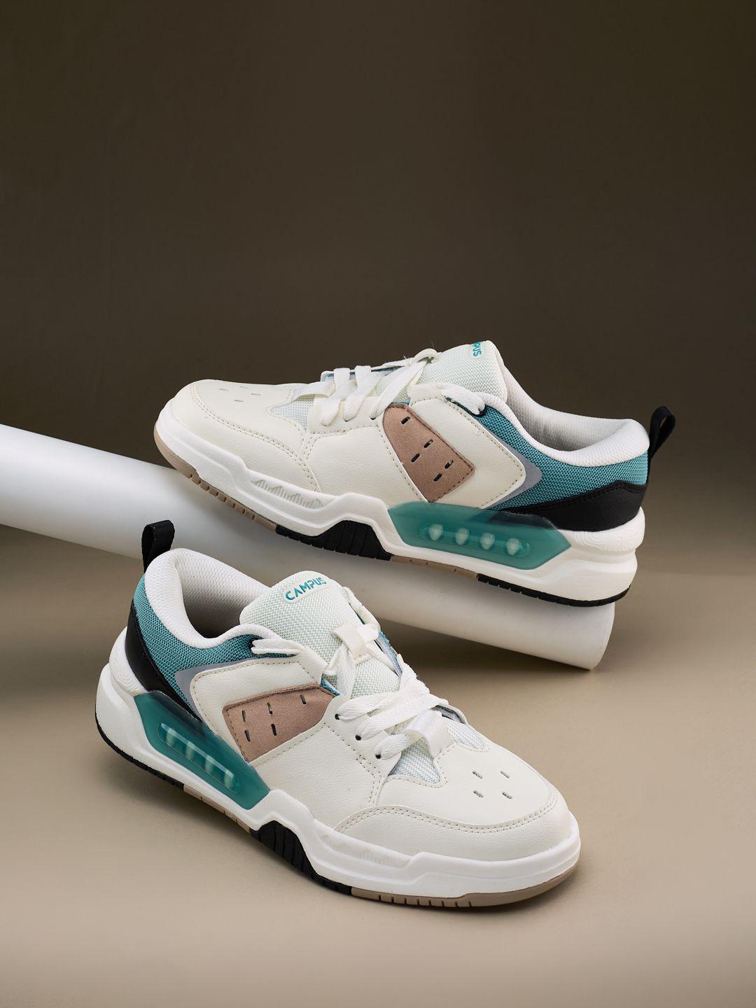 茶 KOU Buy Campus Men OG-40 Colourblocked Sneakers - Casual Shoes