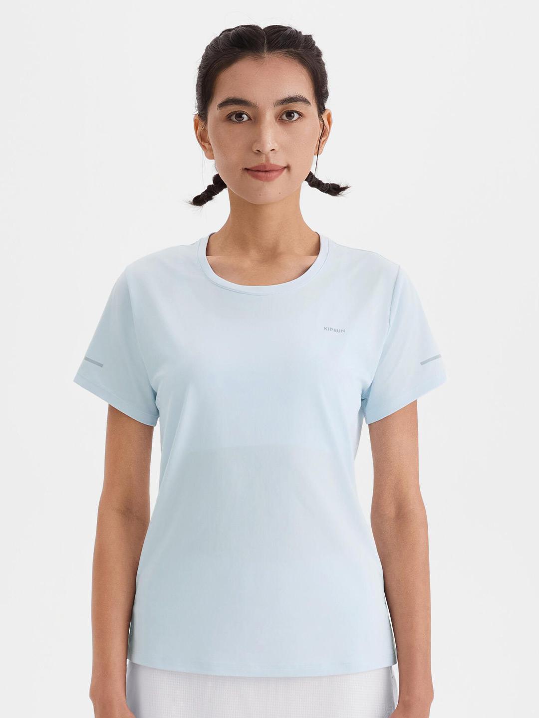 Buy Decathlon KIPRUN Women Running Dry Fit Blue T-shirt