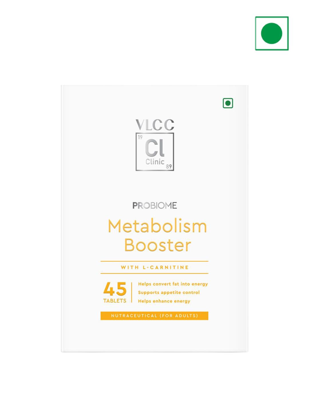 Buy VLCC Clinic Probiome L-Carnitine Metabolism Booster - 45 Tablets -  Weight Loss Supplements for Unisex 32964529 | Myntra