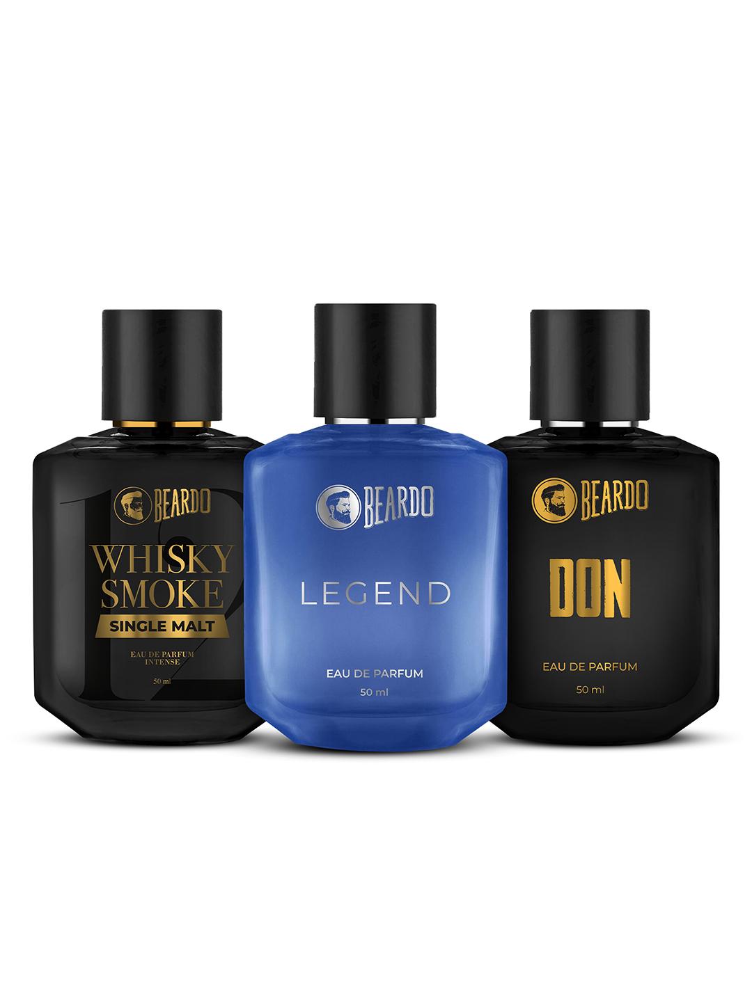 BEARDO Set of 3 Eau de Parfum - Whisky Smoke, Don, Legend - Pack of 3