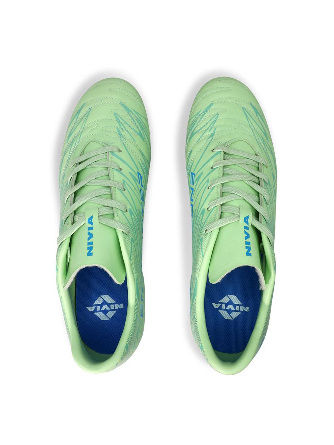 Nivia Men Green Encounter 11.0 Football Shoes - Image 1