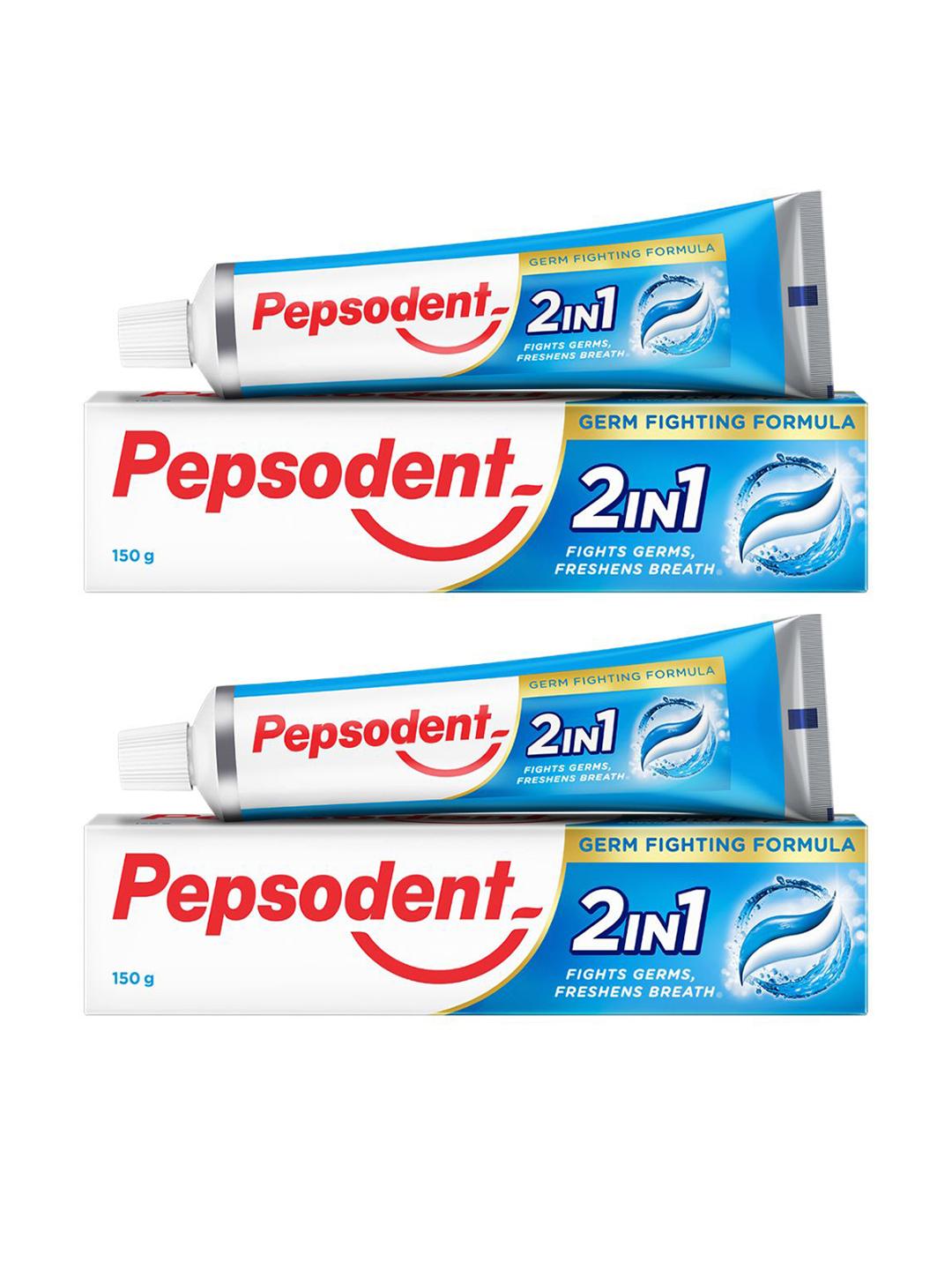 Buy Pepsodent Set Of 2 Dual Action Toothpaste With Germ Fighting