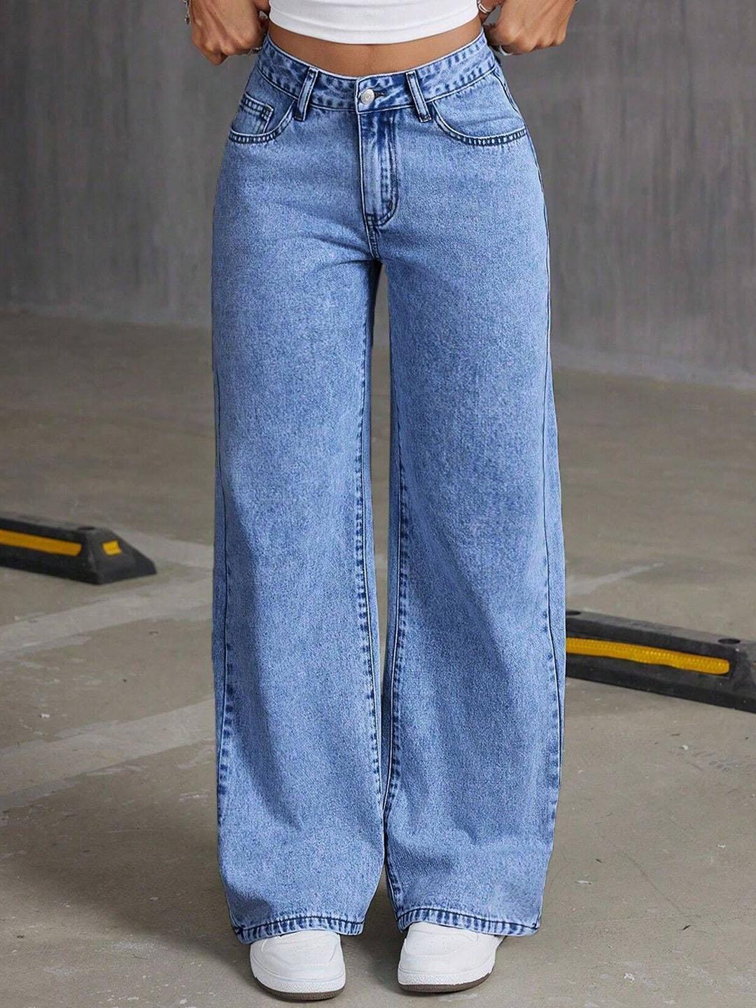 Buy Aadvi Fashion Women Jean Baggy High-Rise Stretchable Jeans