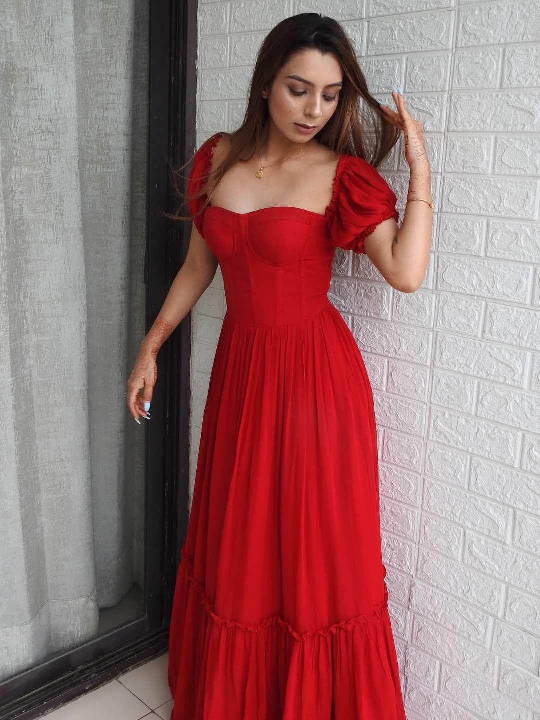 Beginning Boutique Red Off The Shoulder Dress Long Zoella Pink Off